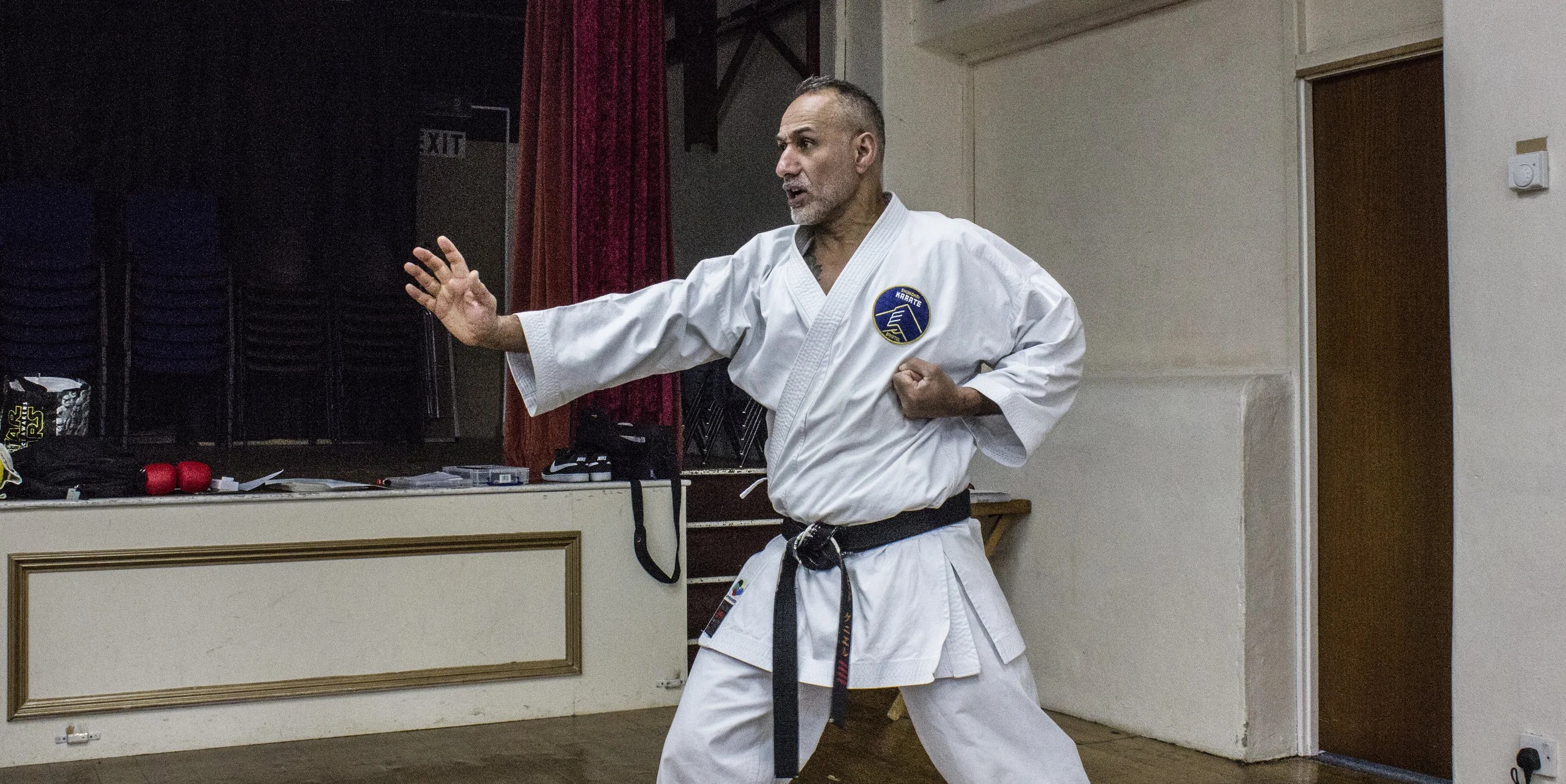 David Judah Daniel performing attack drills