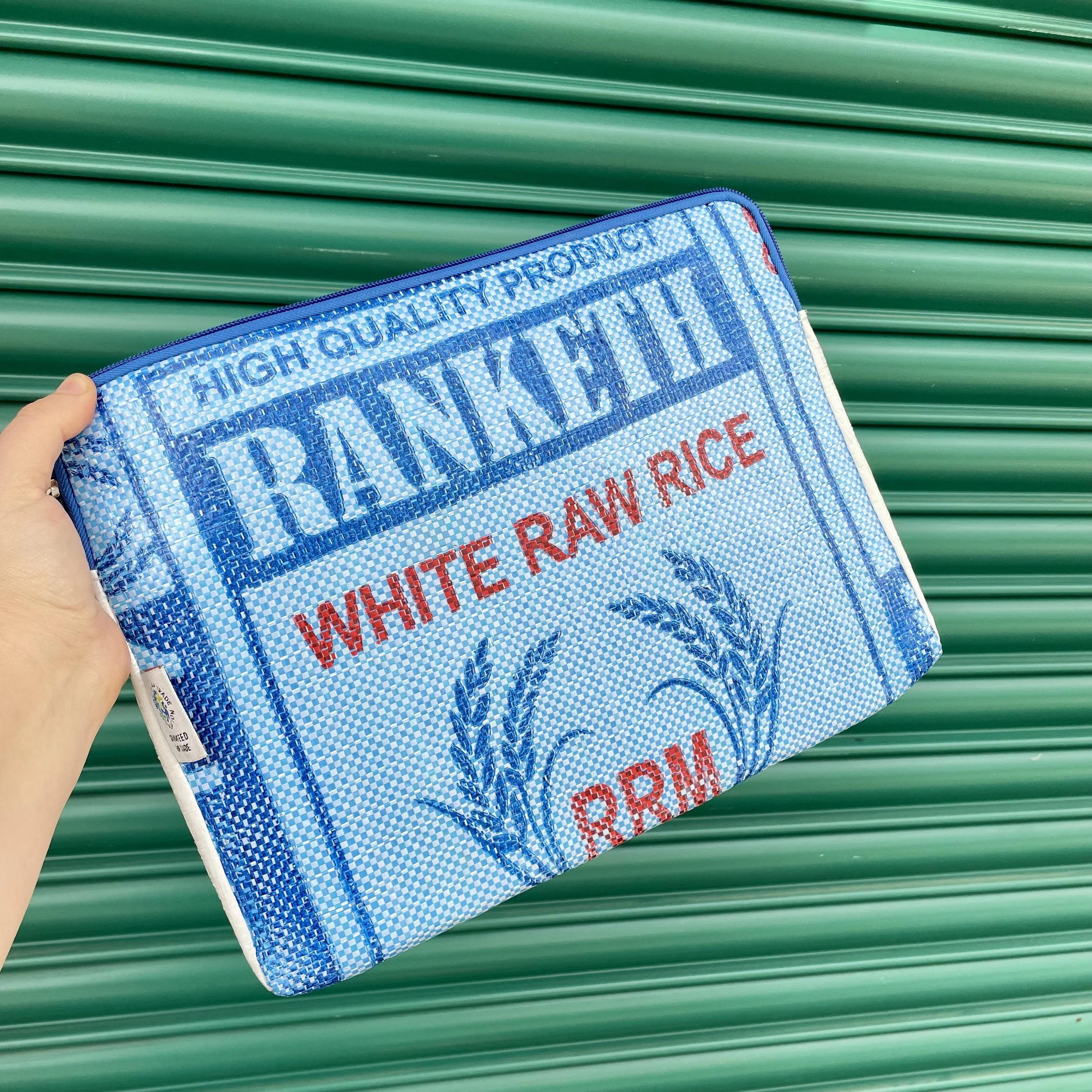 Light Blue 13" Laptop Sleeve front