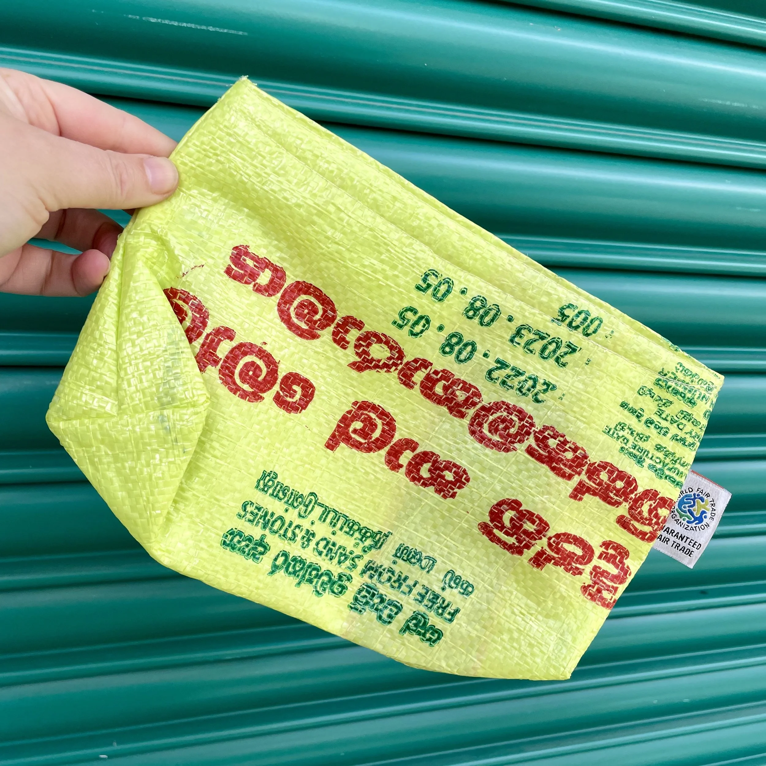 Lime Laurel Cosmetic Bag/Pencil Case back