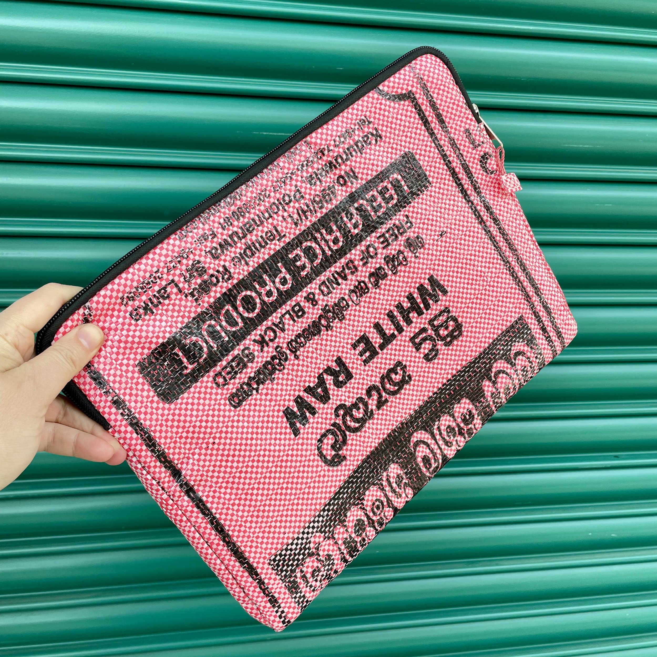 Pink 13" Laptop Sleeve back