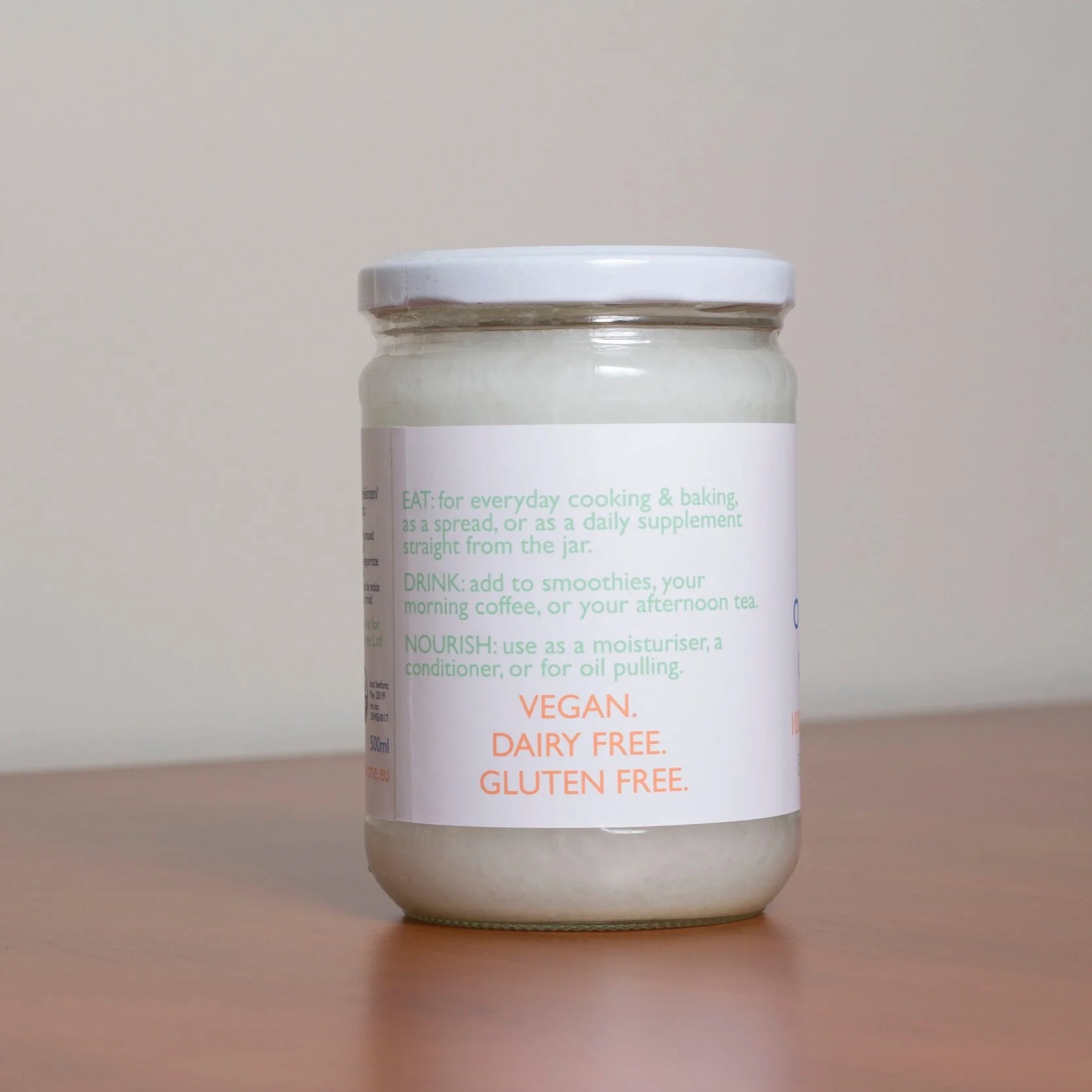 coconut oil for moisturiser