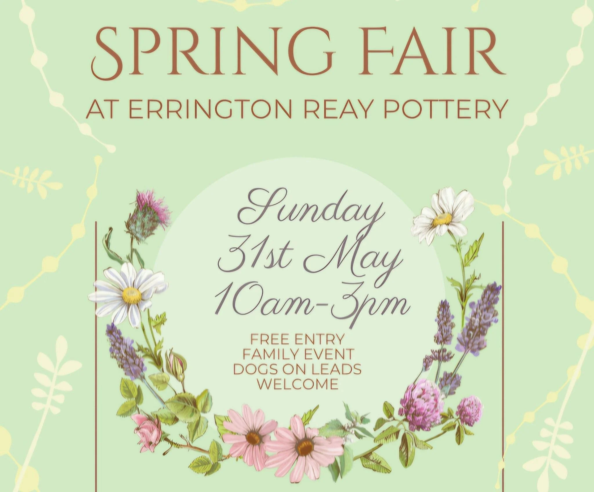 Spring Fair at Errington Reay Pottery