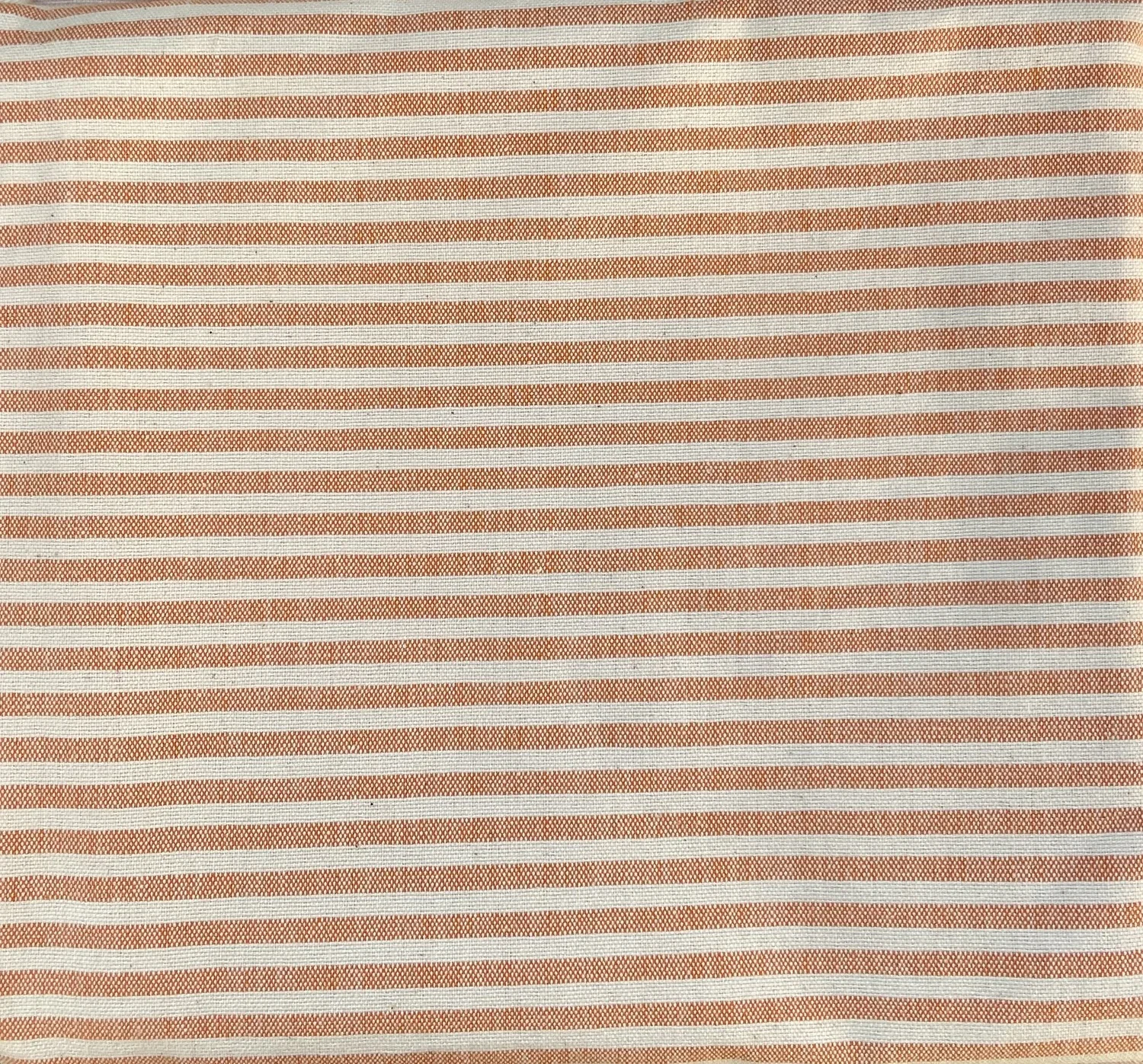 Handloom large towel Coral ticking stripe