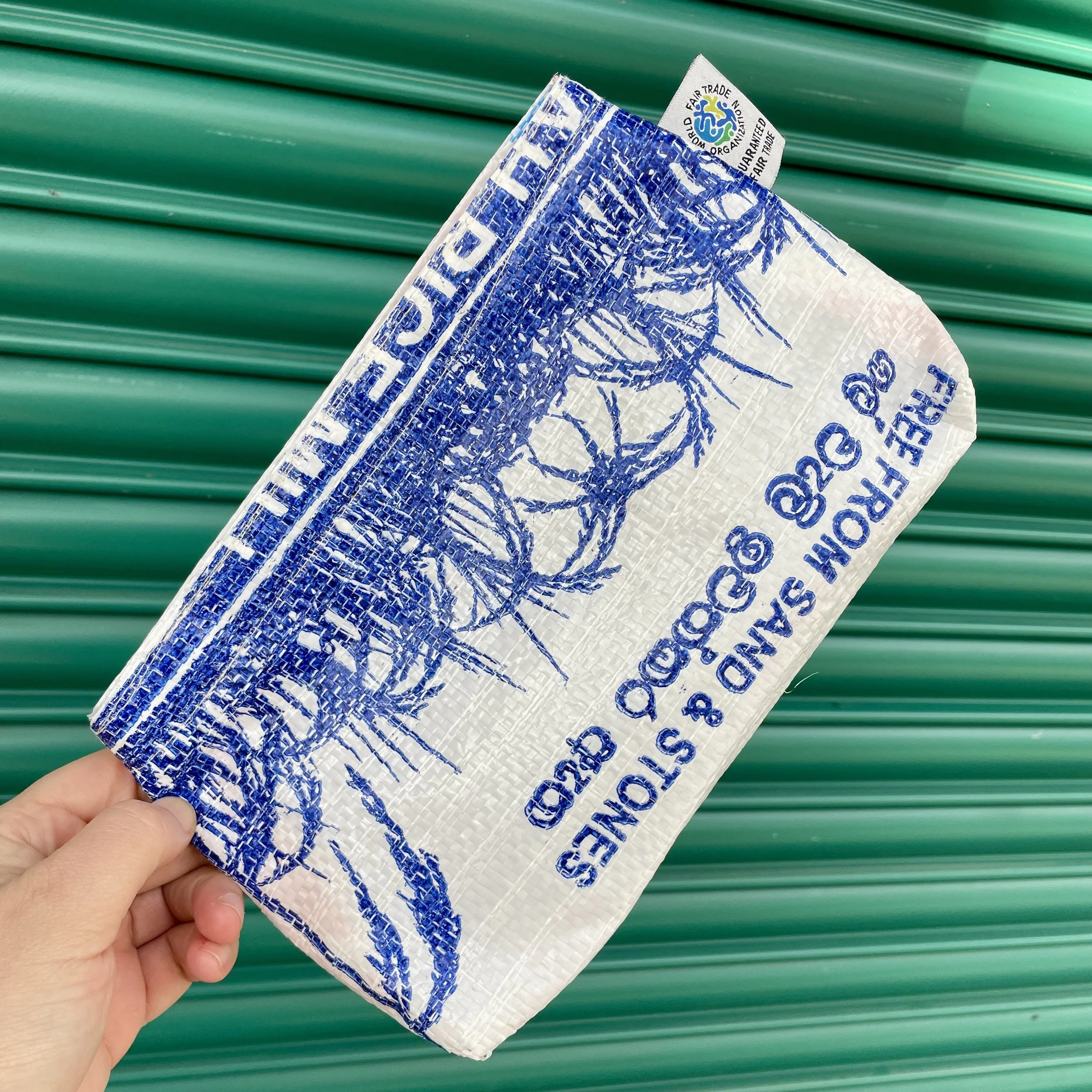 White FR Cosmetic Bag/Pencil Case back