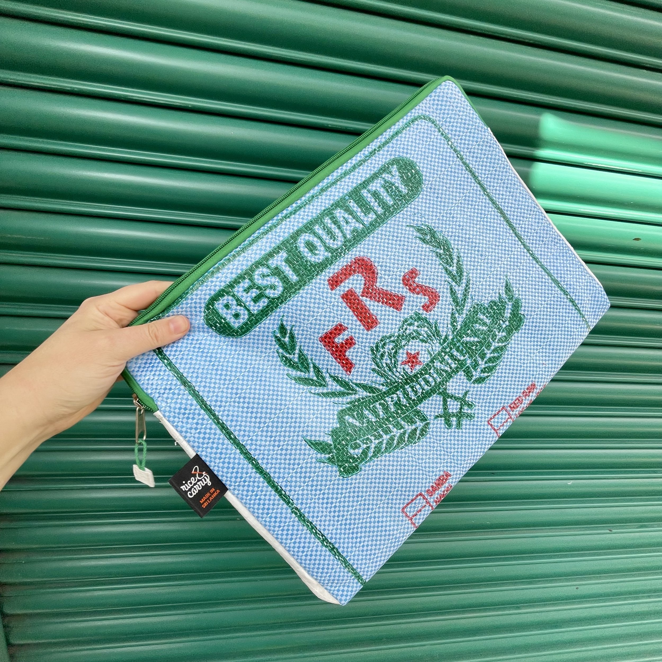 Light Blue FRS 15" Laptop Sleeve front