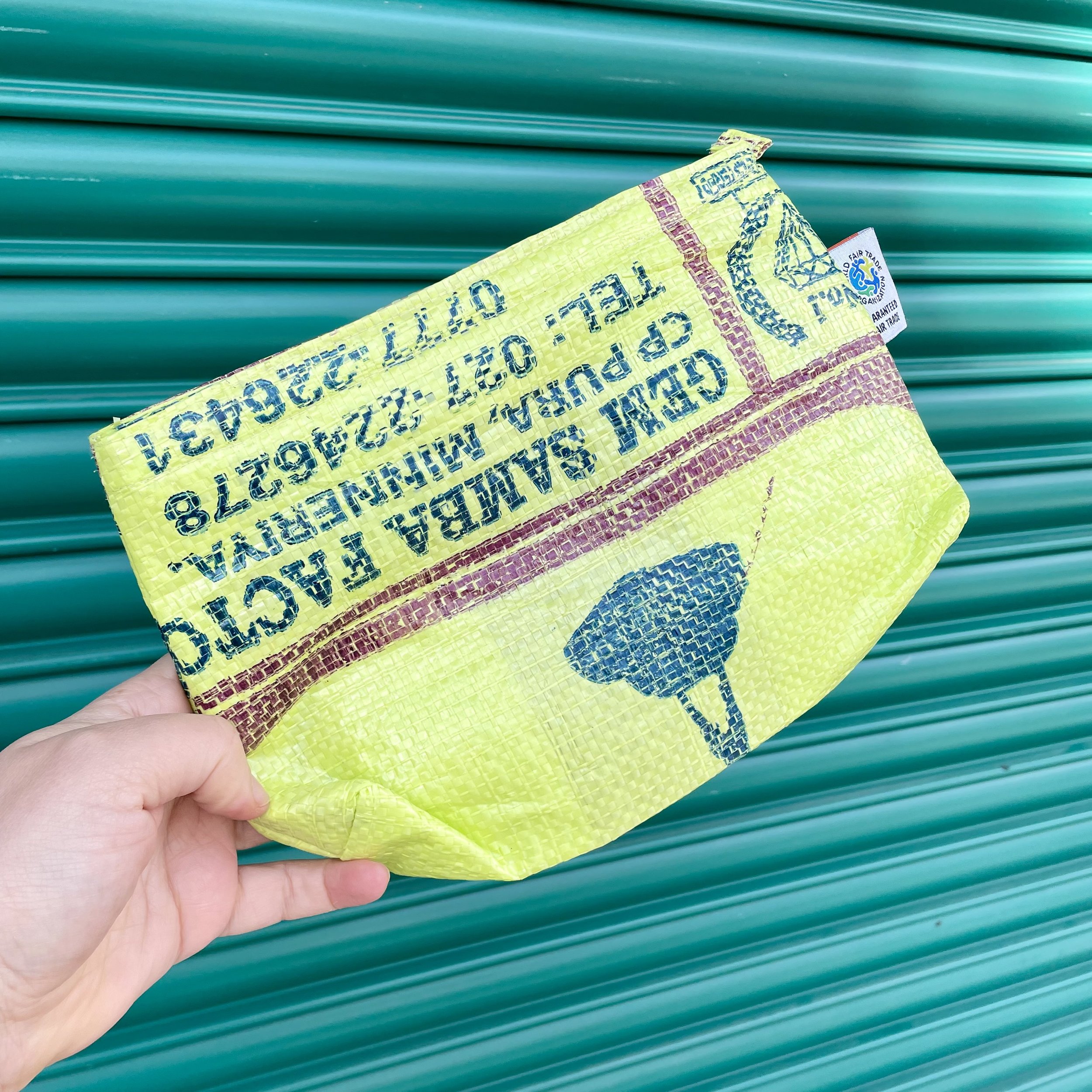 Lime Supiri Cosmetic Bag/Pencil Case back