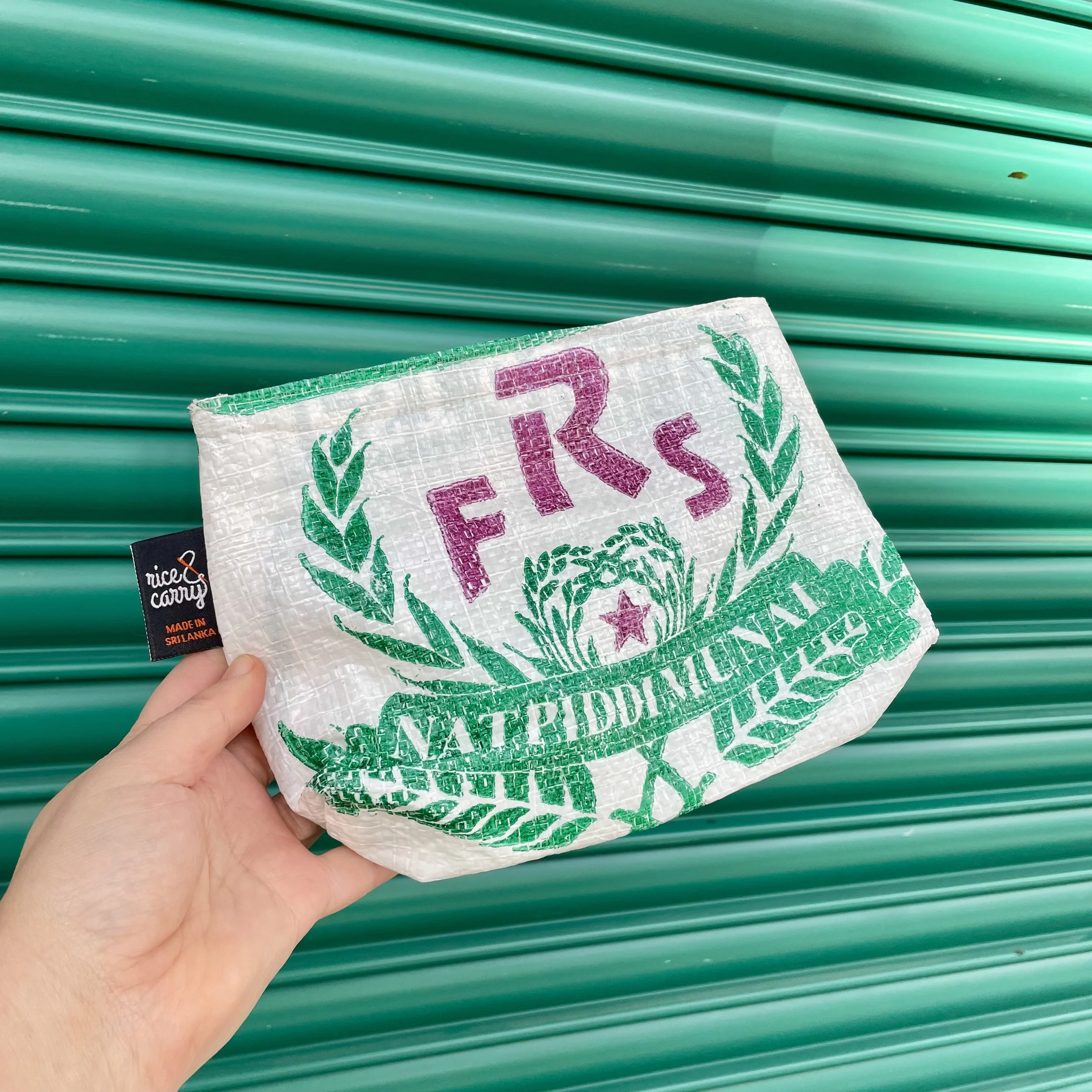 White FRS Cosmetic Bag/Pencil Case front