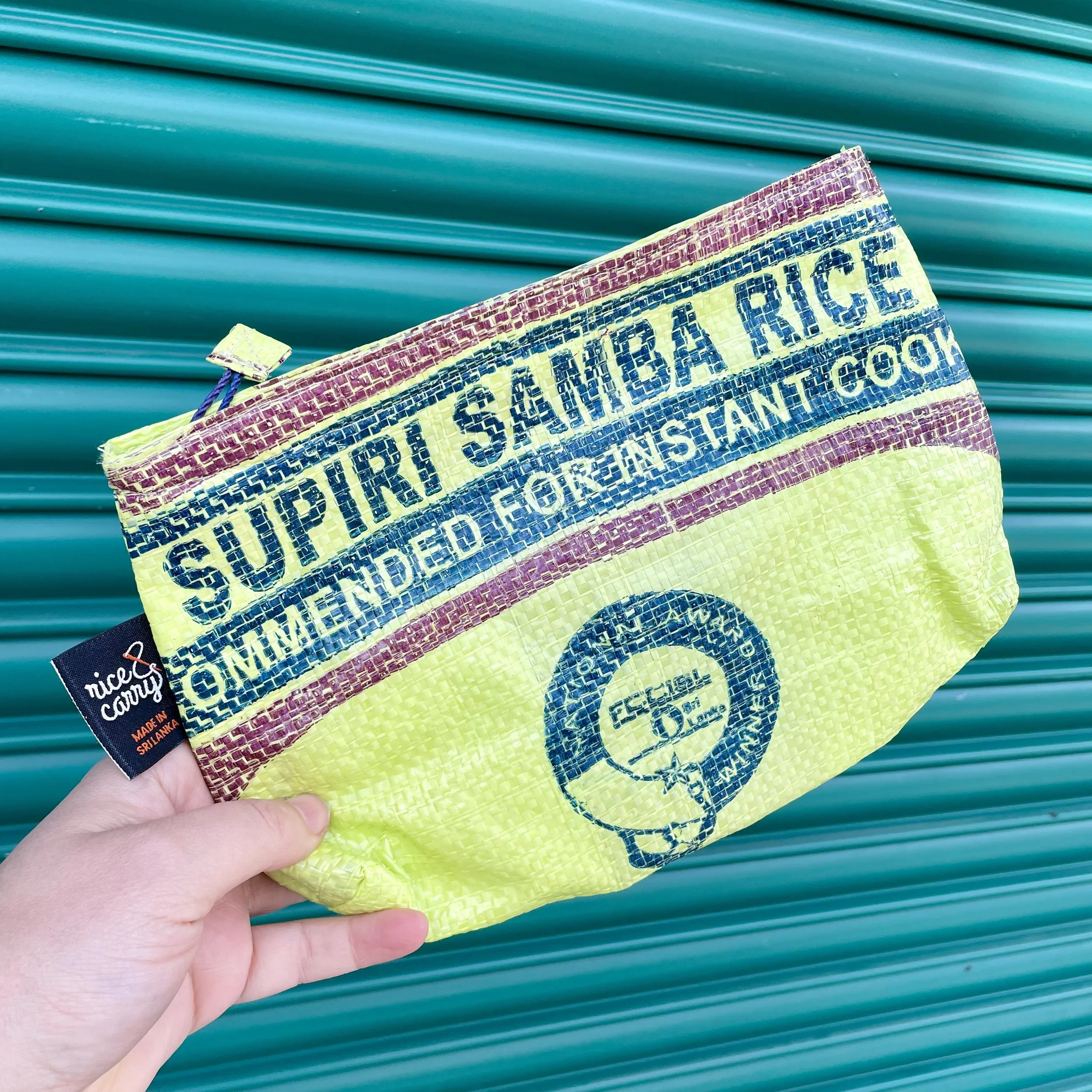 Lime Supiri Cosmetic Bag/Pencil Case front