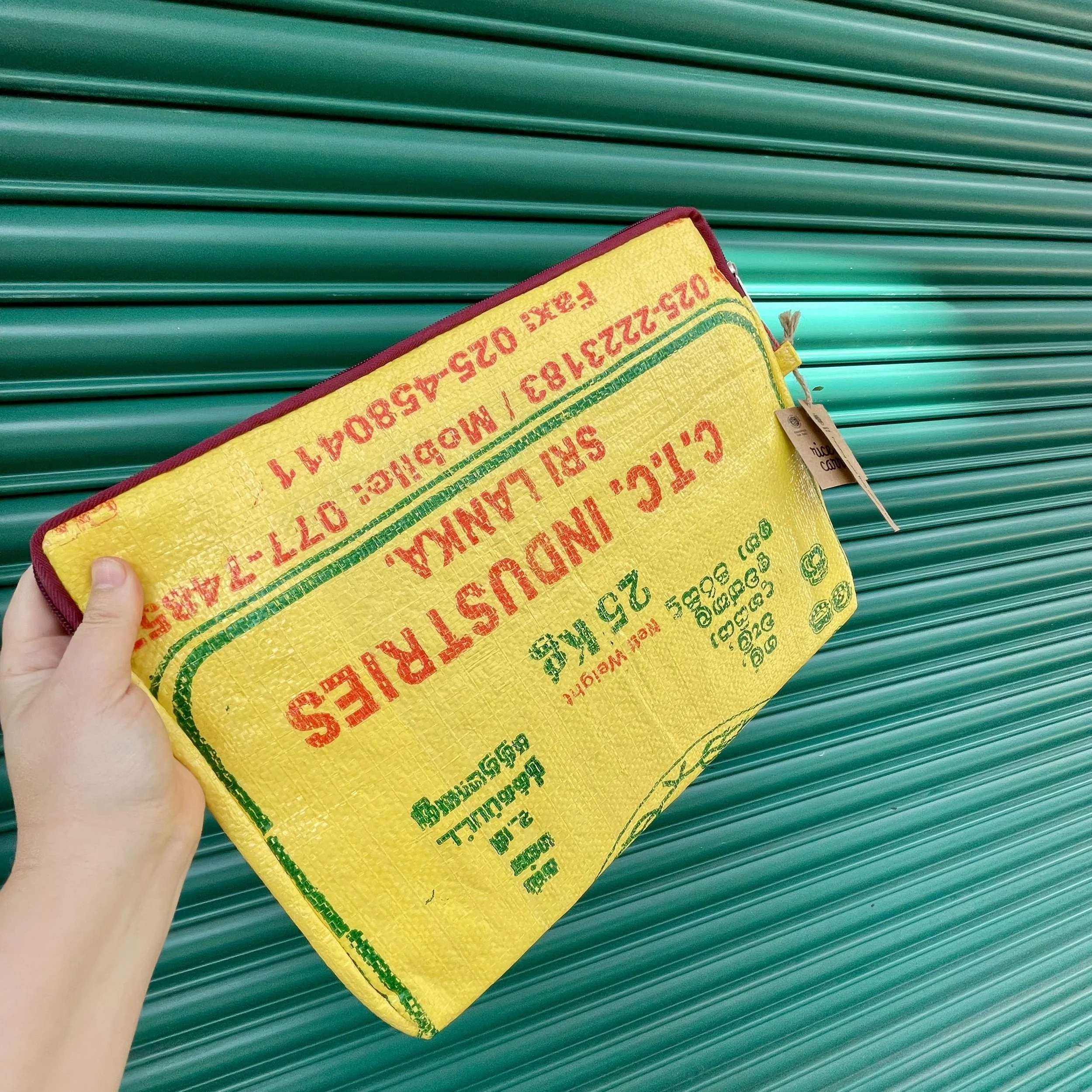 Yellow 15" Laptop Sleeve back