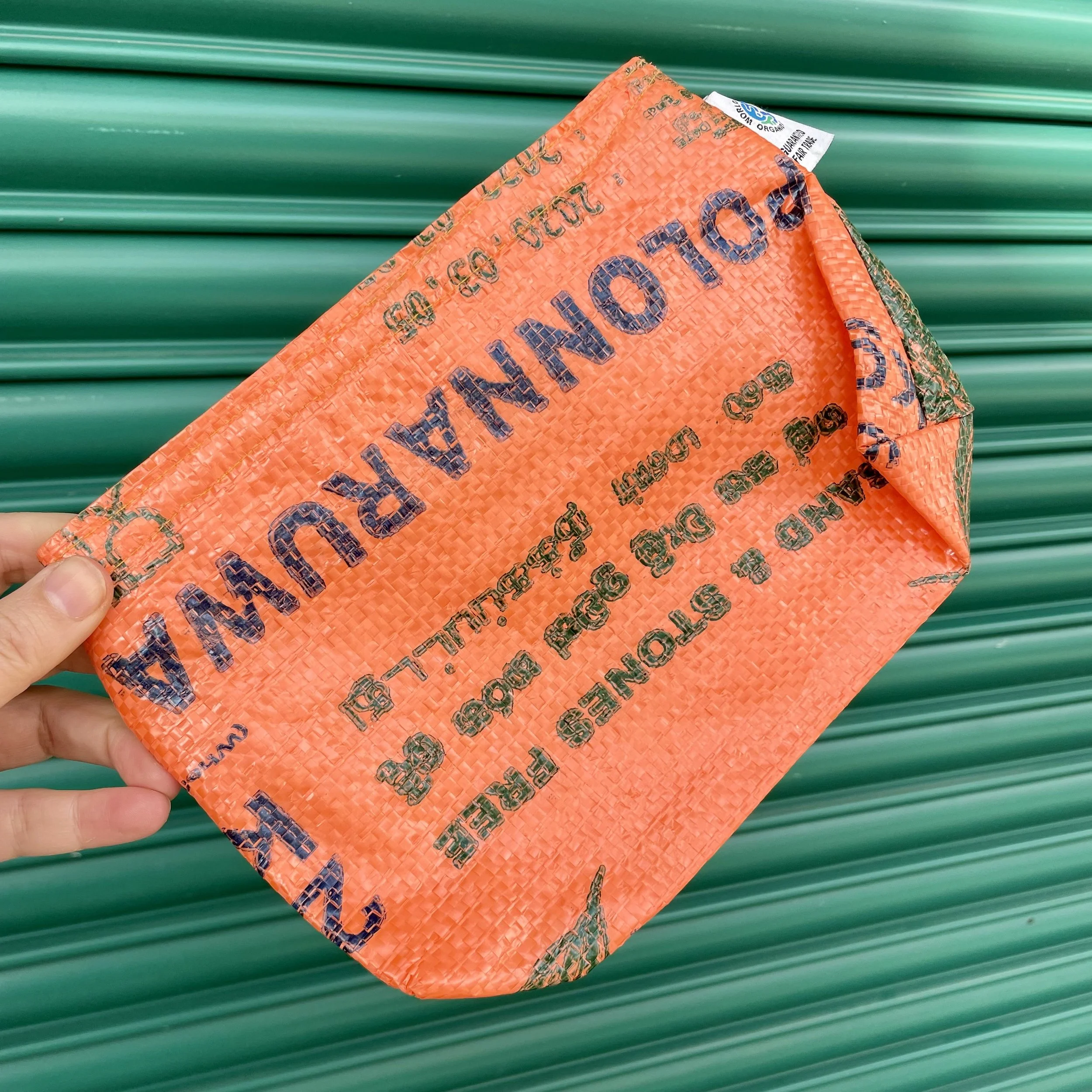 Orange Cosmetic Bag/Pencil Case back