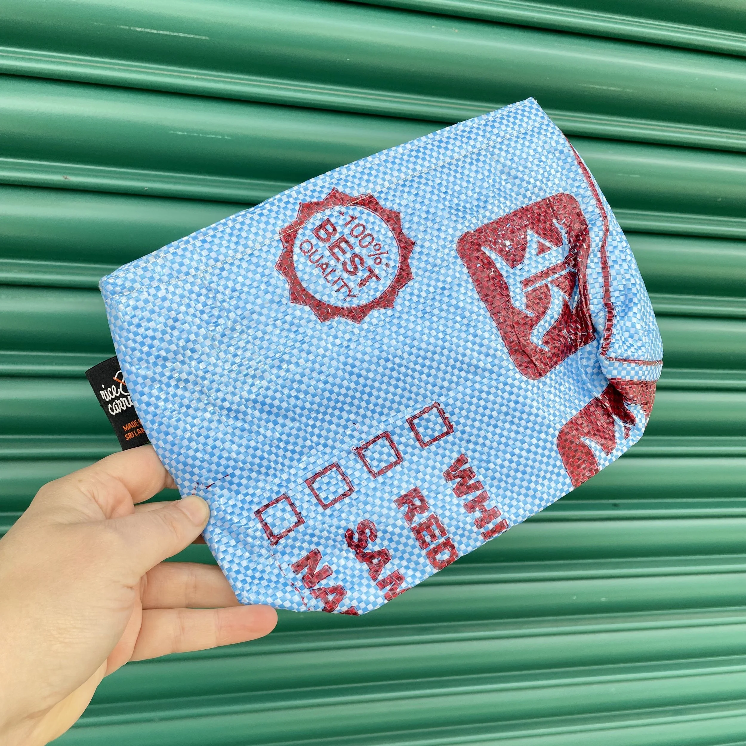 Light Blue RRM Cosmetic Bag/Pencil Case front