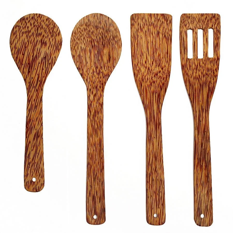 coconut wood spatulas
