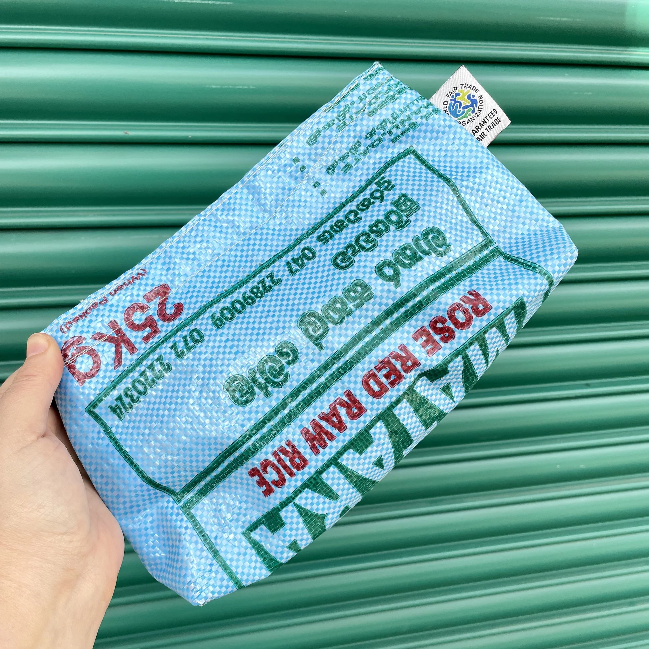 Light Blue MRM Cosmetic Bag/Pencil Case back