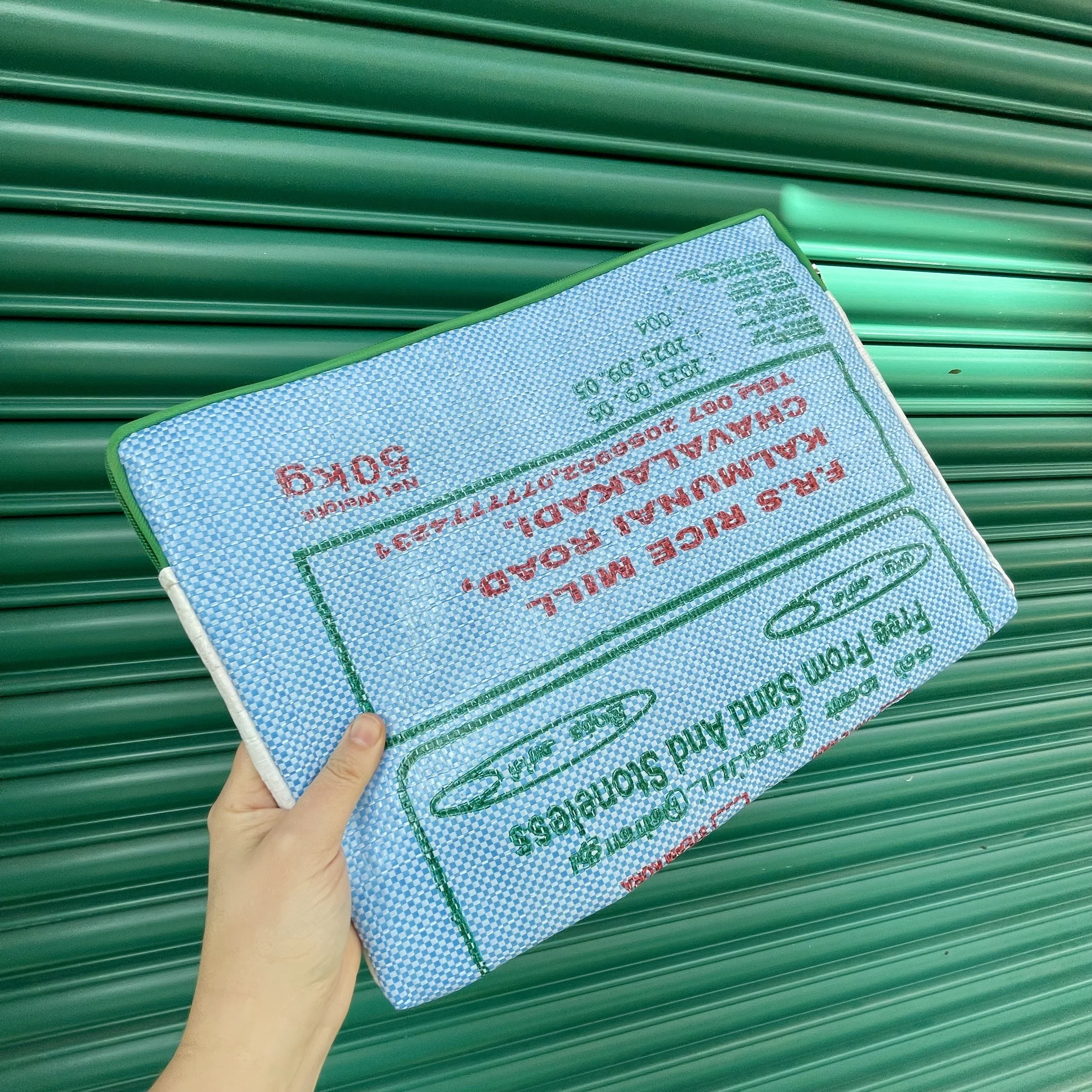 Light Blue FRS 15" Laptop Sleeve back