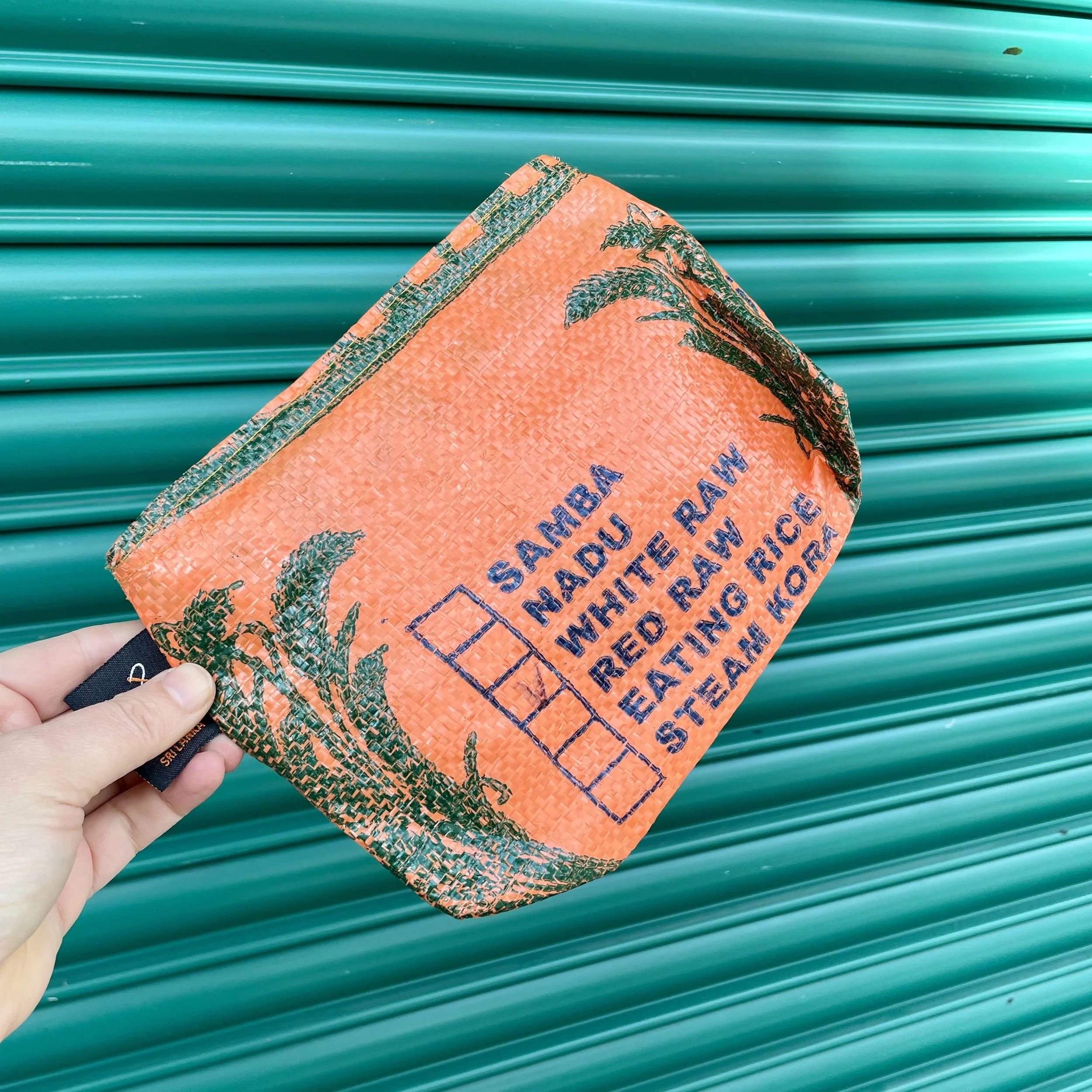 Orange Cosmetic Bag/Pencil Case front