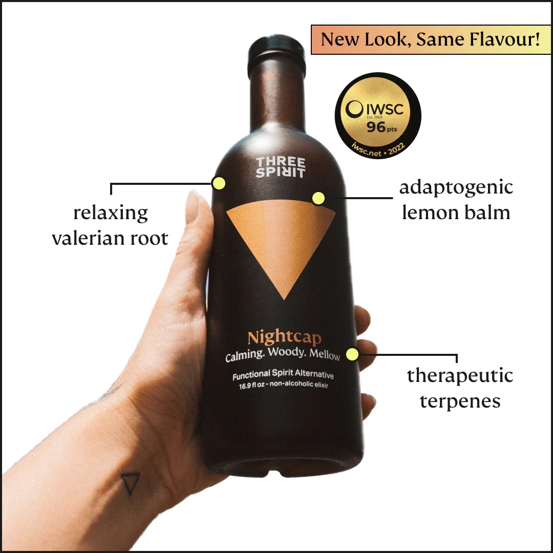 Three Spirit Nightcap non alcoholic elixir product details