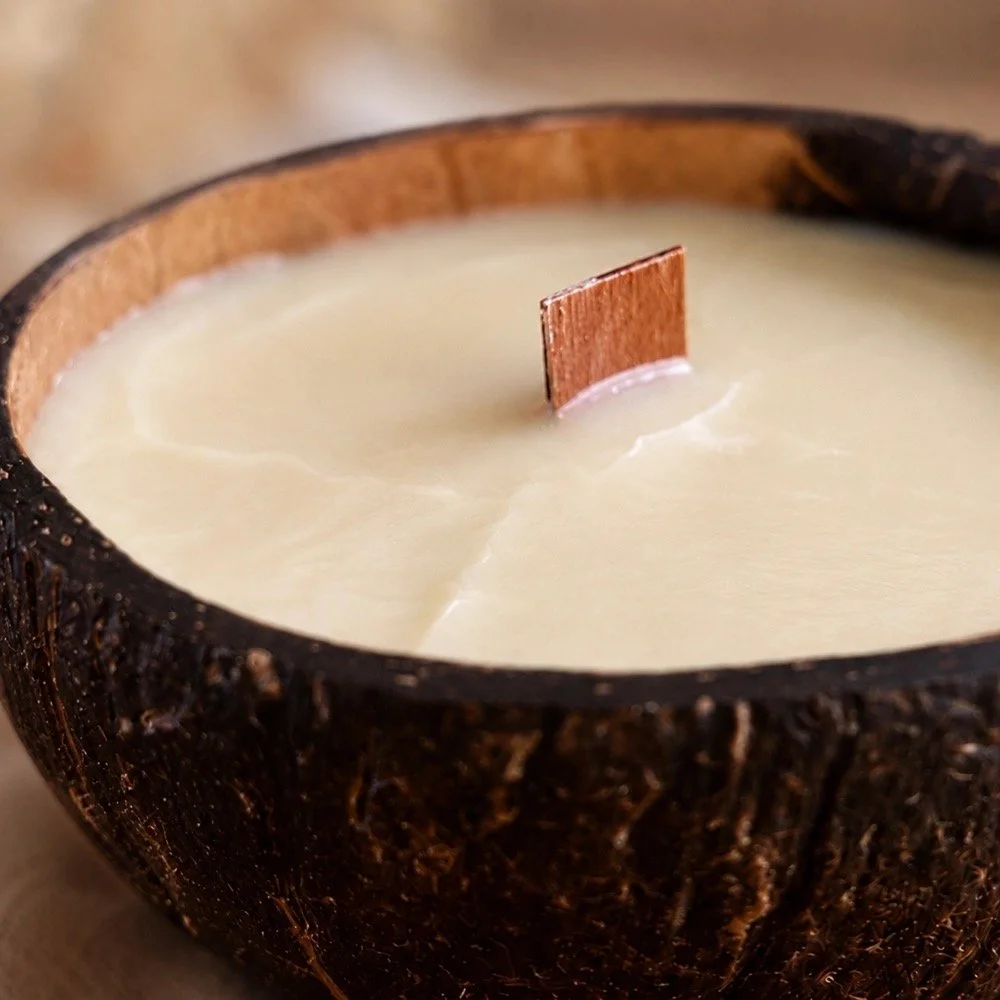 Coconut Shell Candle