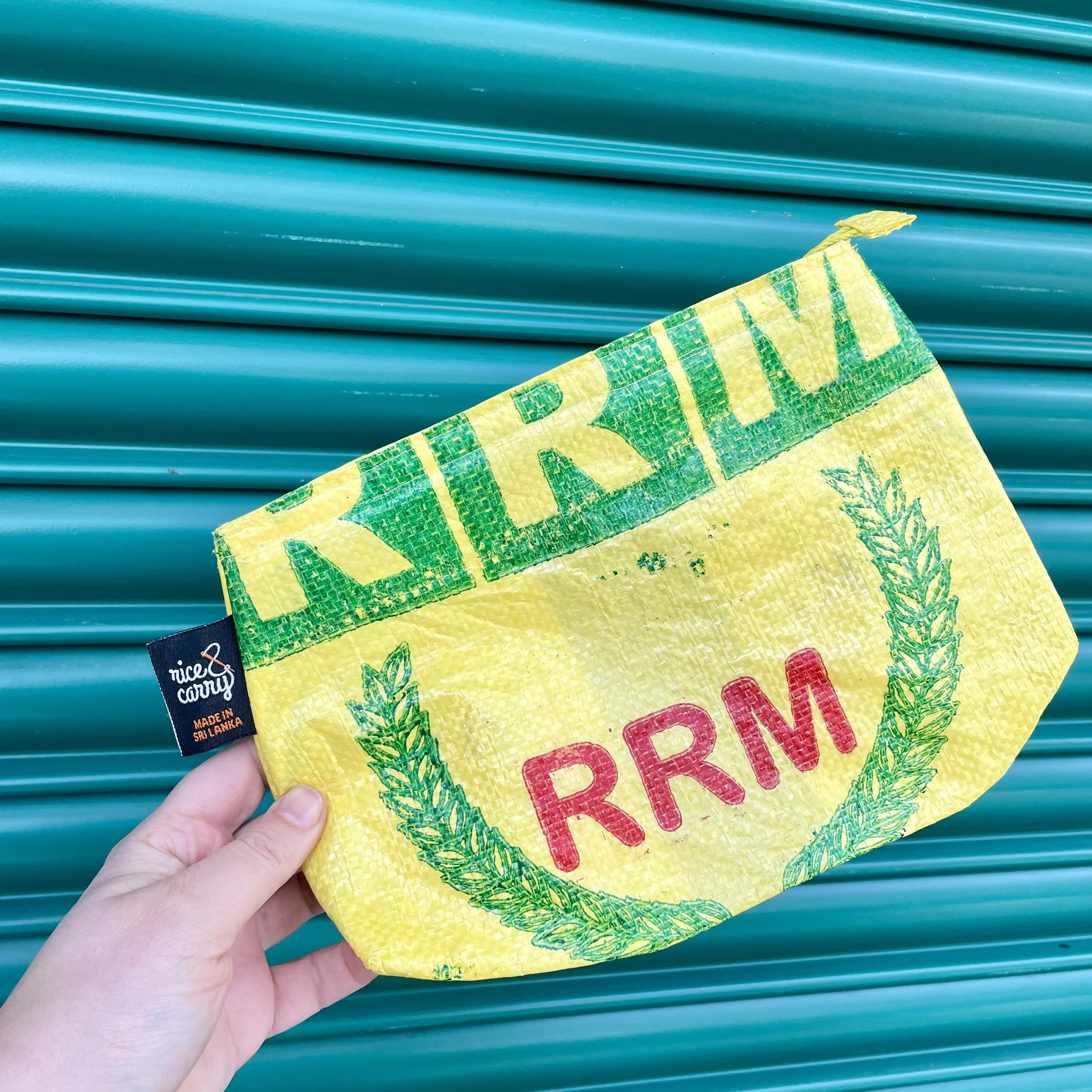 Yellow Cosmetic Bag/Pencil Case front