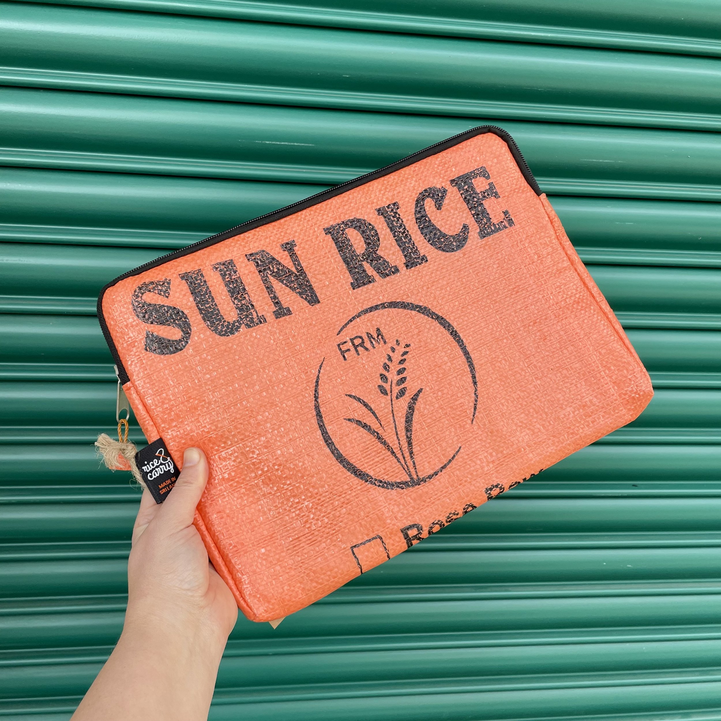 Orange 13" Laptop Sleeve front