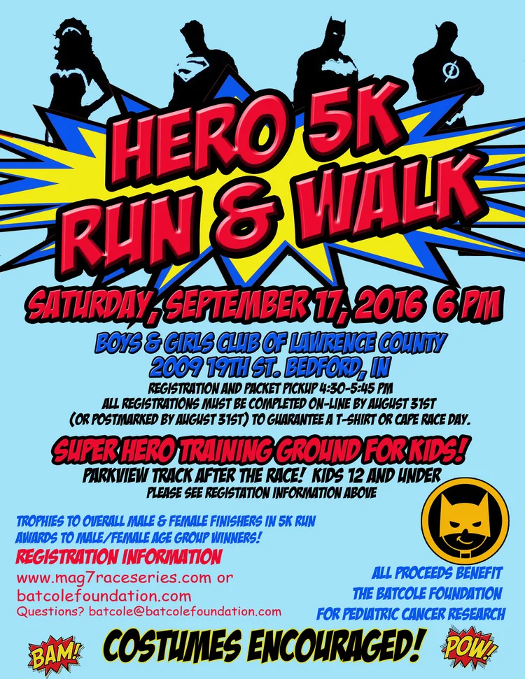 Batcole Hero 5K and Superhero Training Ground