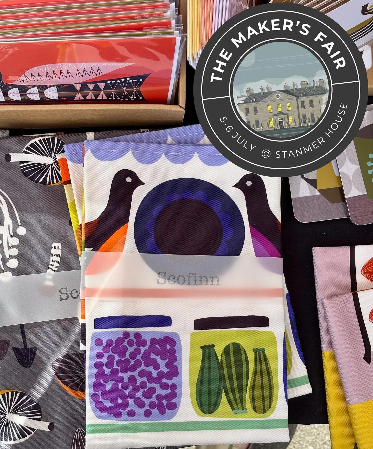 The fab @themakersfair is happening next weekend @stanmerhouseuk so for once l’ll be indoors (just as well after last weekends calamity where my whole display was swept away by a rogue gust of wind - fortunately the only casualty was a not-fit-