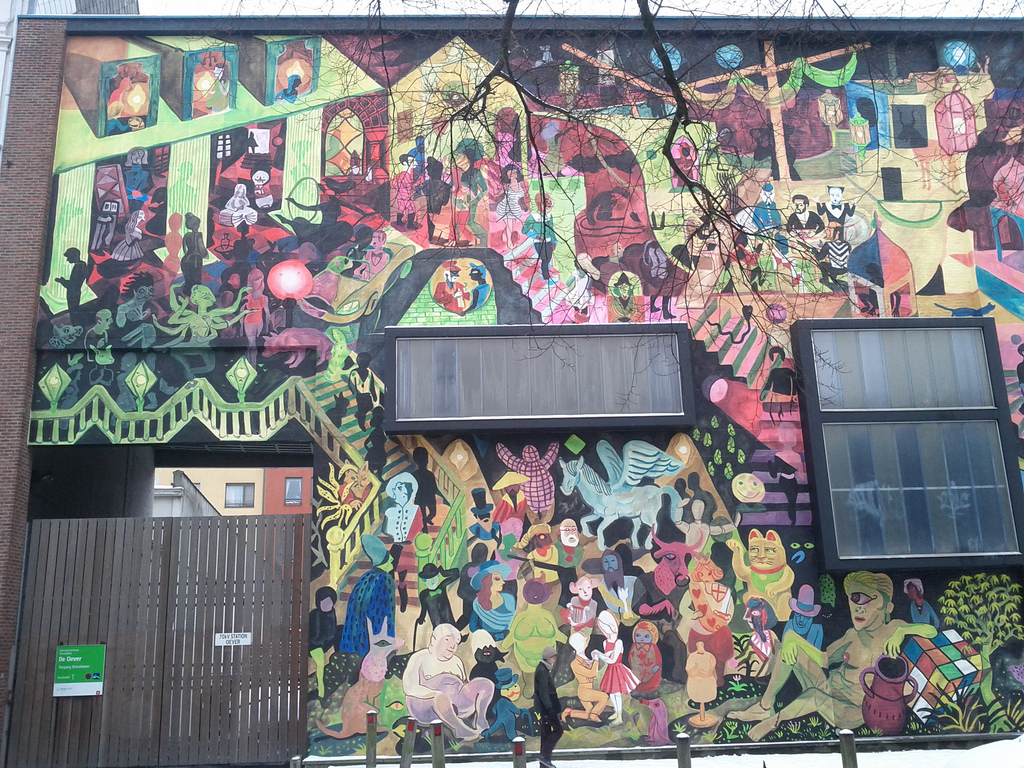 Comic wall Antwerp, 2012