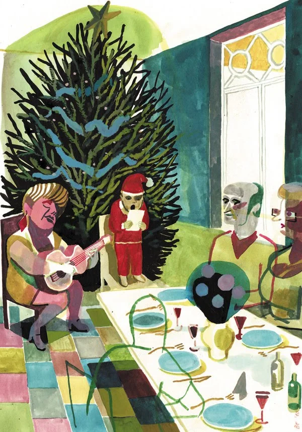 Christmas card pinceel distribution, 2010