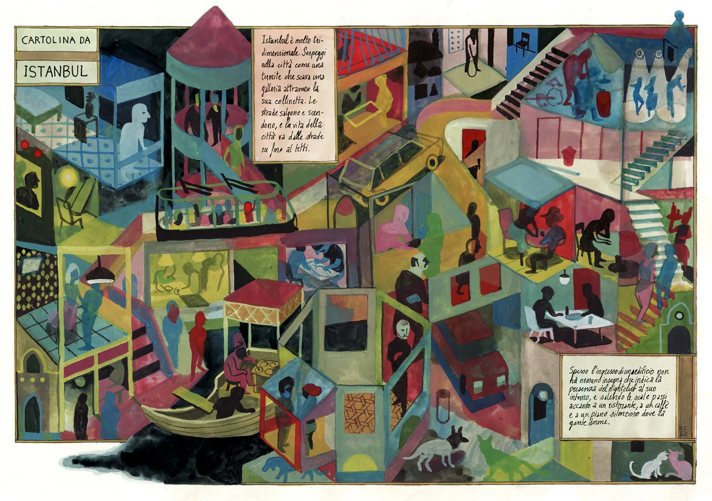 postcard from istanbul, internazionale magazine, 2012