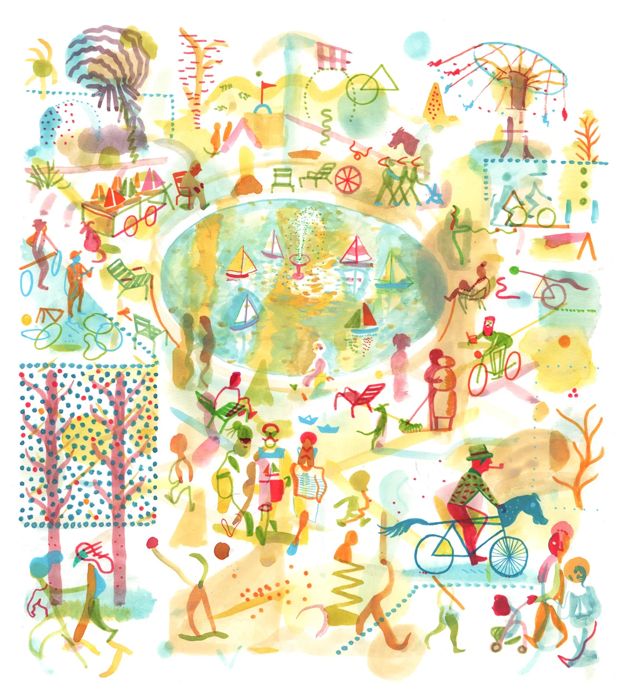 Motif Monsieur Lacenaire 'Tuileries'