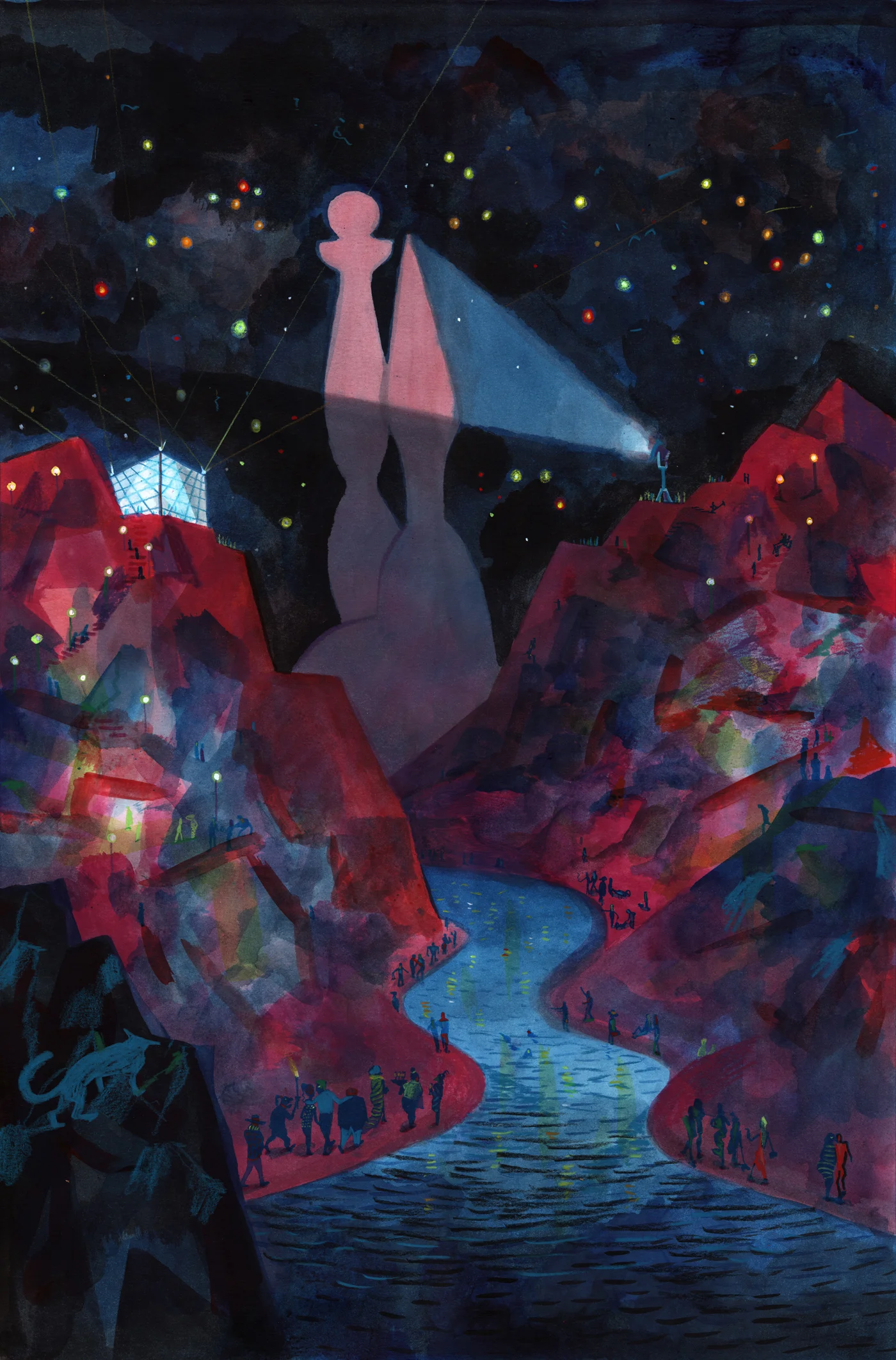 Poster for cinema awards Les Magritte du Cinéma, 2019