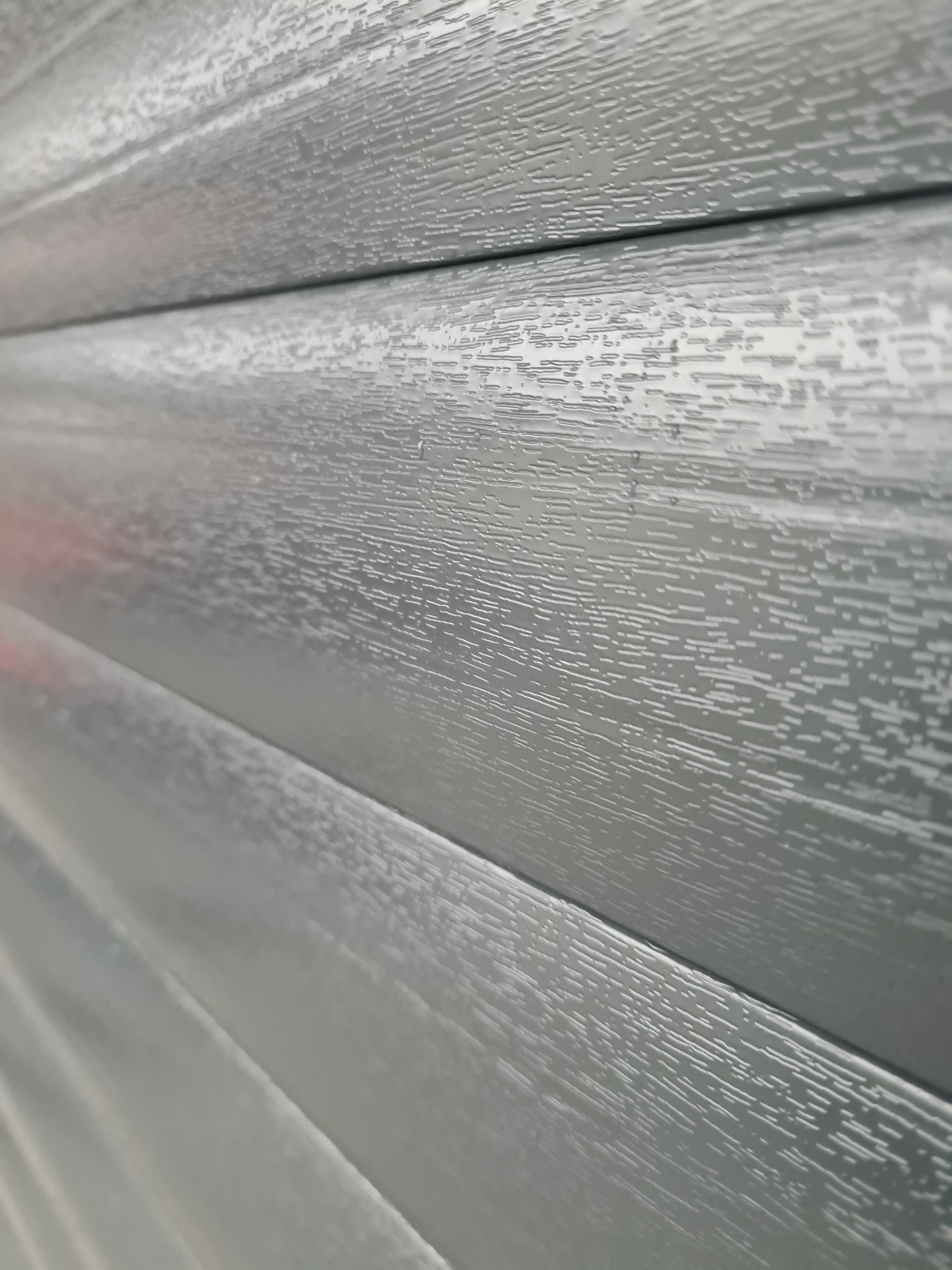 Uk Doors Midlands Classic 77m fully insulated roller garage door in Textured Anthracite grey