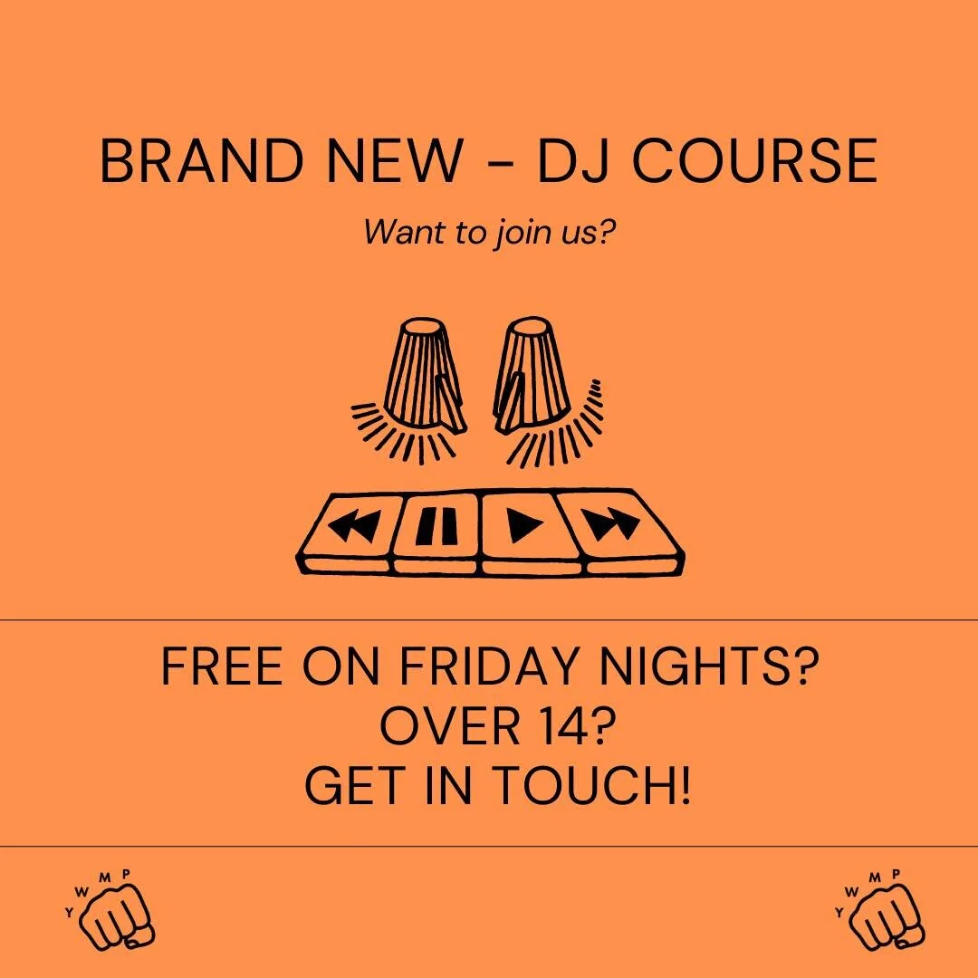 📣NEW COURSE ALERT! 🫶

Always wanted to know more about types of decks, controls, EQing, effects, cueing, faders, etc?

Are you interested in learning how to DJ and taking over the The Ultimate Picture Palace (UPP) in June?

Are you a woman, trans o