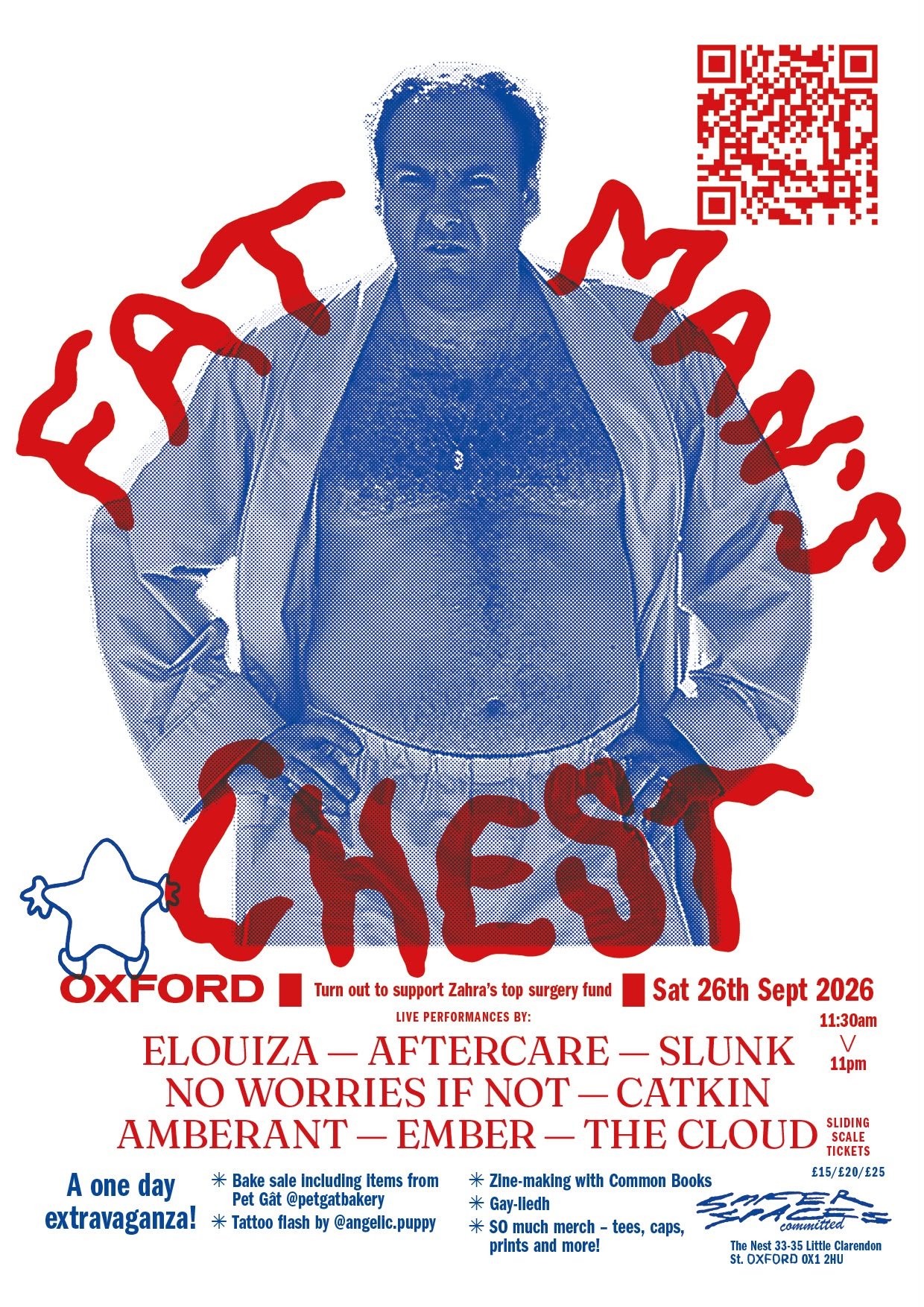 FAT MAN’S CHEST OXFORD: Zahra's top surgery fundraiser