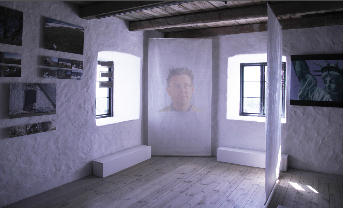  Image from the indoor exhibition at Smyge Huk, Sweden 