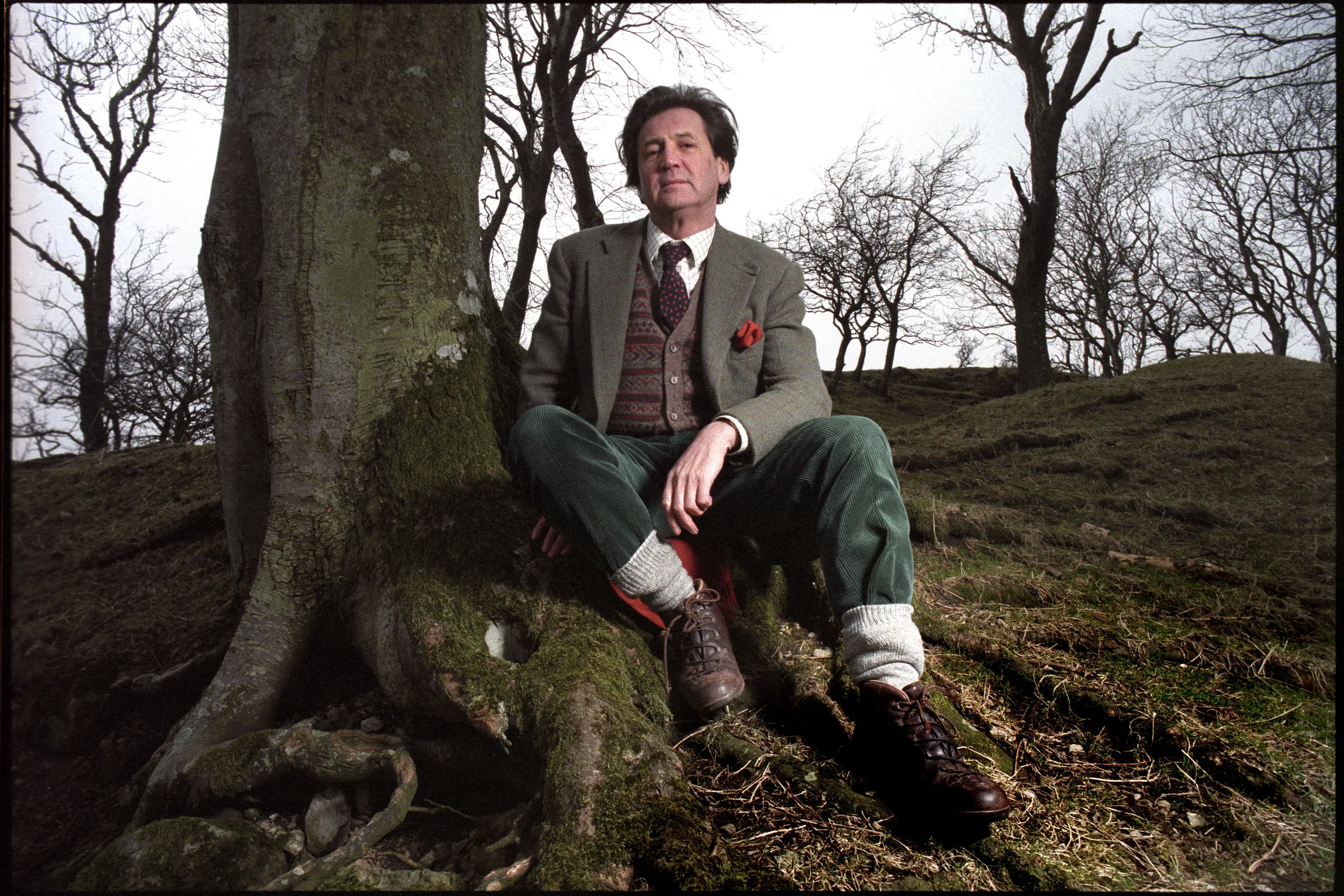 Writer and broadcaster Melvyn Bragg at his Cumbrian home. August 1996