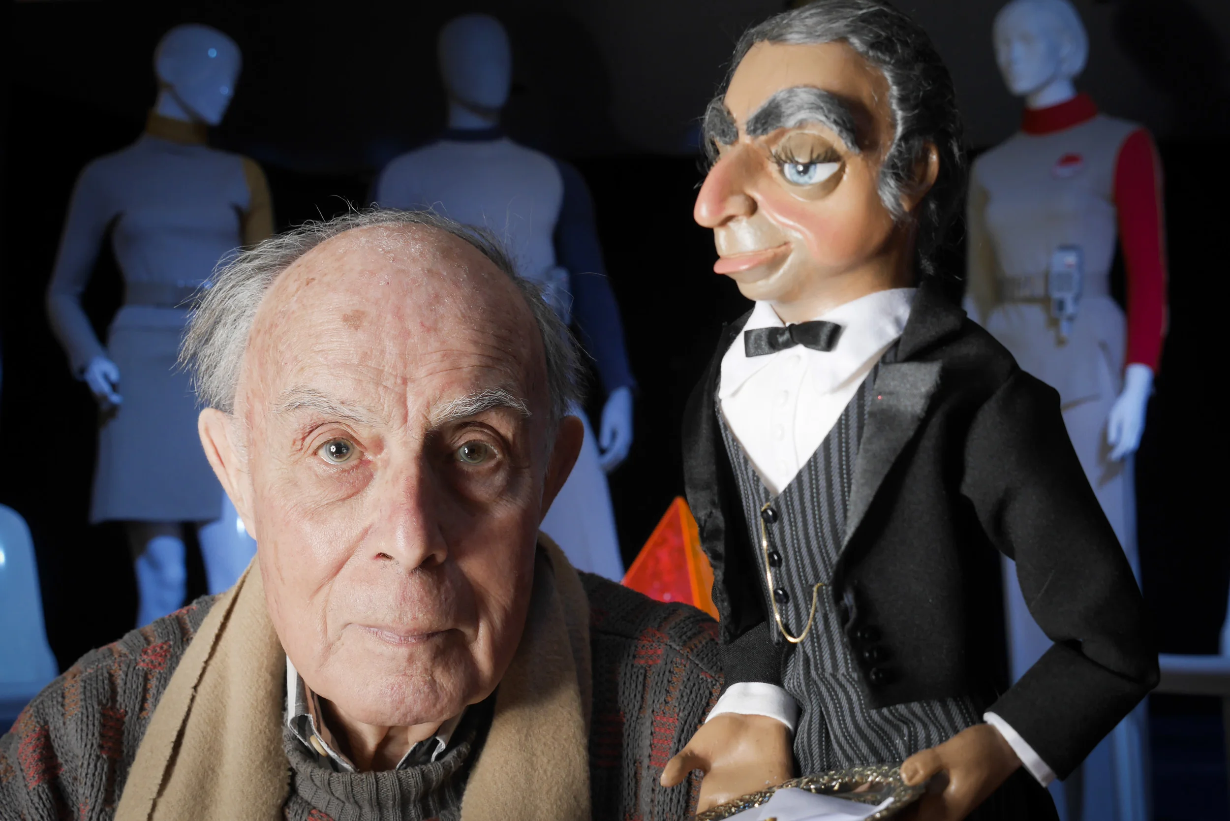David Graham, the voice of Thunderbirds puppet Parker. Scarborough Comic Con, 14/3 2015