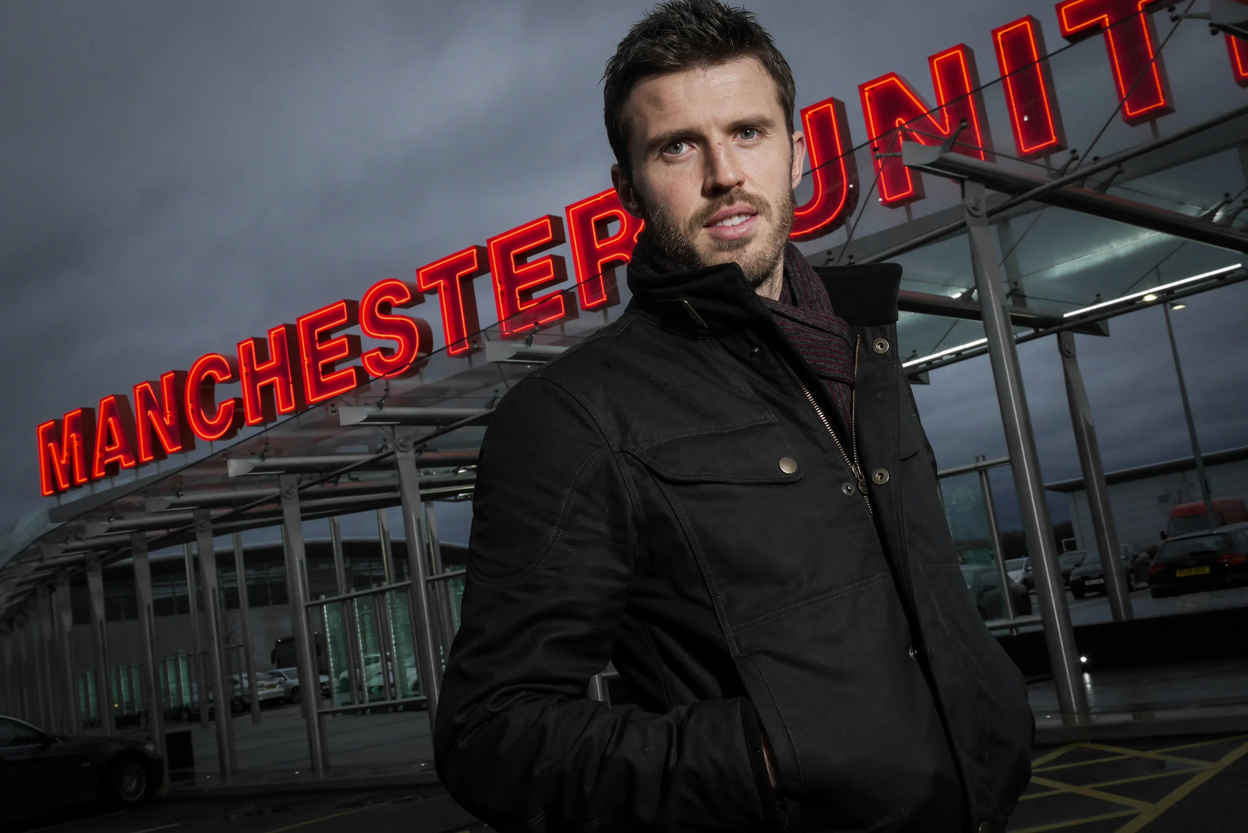 Manchester United footballer Michael Carrick, MUFC training ground, 18/12 2014