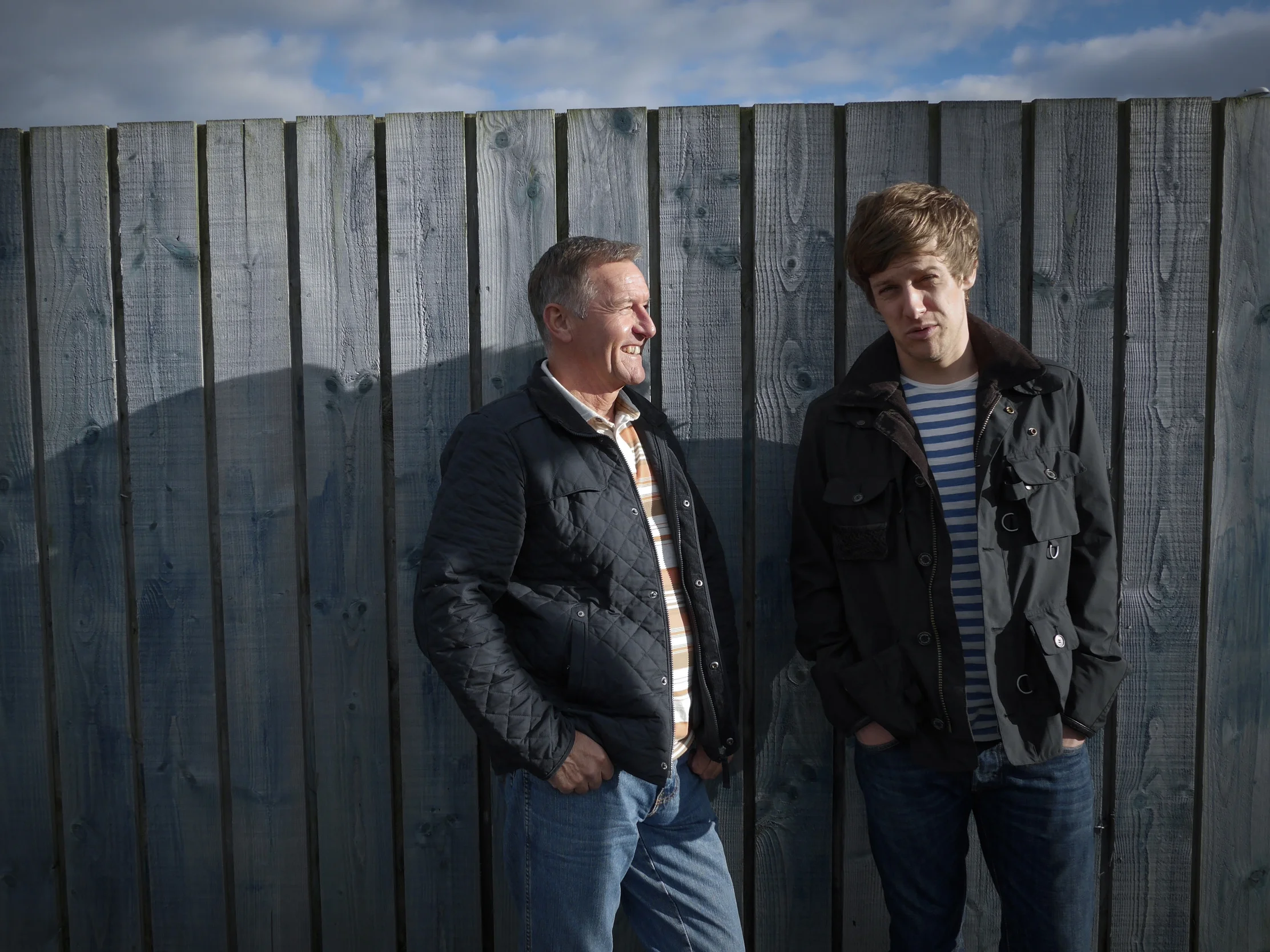 Comedian Chris Ramsay and his father Bill, South Shields, 5/10 2013