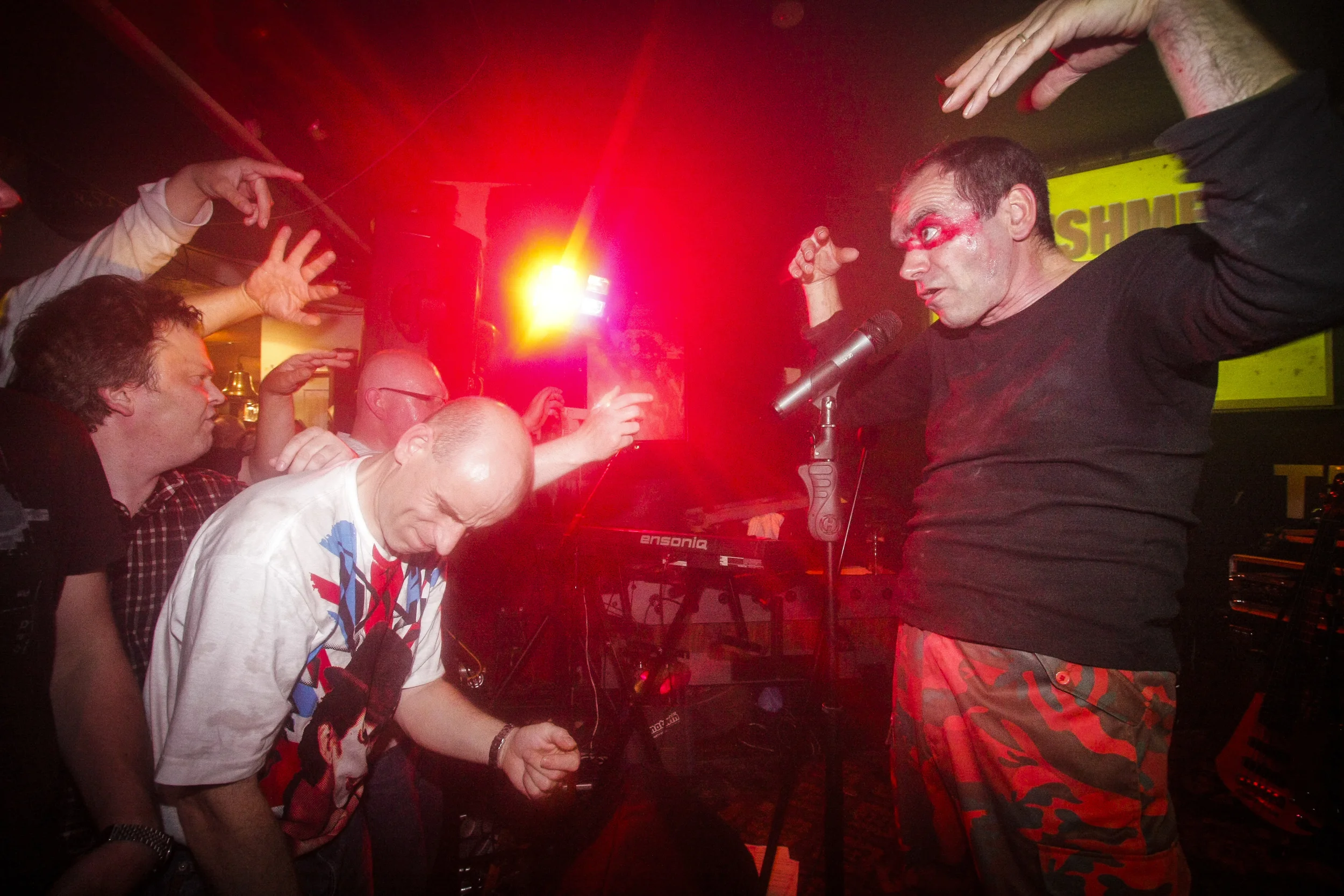 The band Punishment of Luxury, (Punilux), play a set at the ThreeTuns pub in Gateshead, 6/7 2008