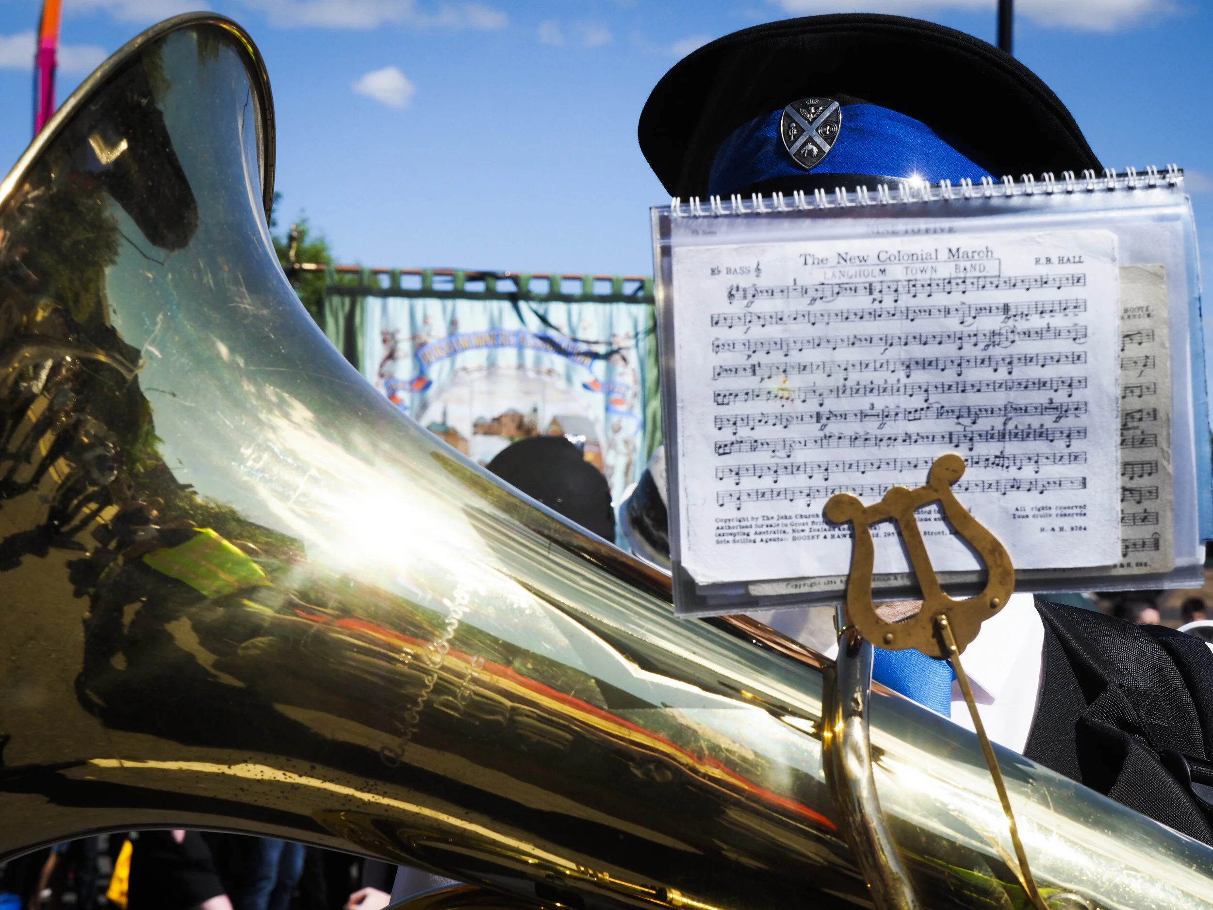 2017 Durham Miners Gala. 8/7 2017.Personal EditThese are some photos I shot at the Durham Miners Gala last year. I was on commission for a couple of trade unions, but once I got my commitments to them out of the way, I went off to have a bit of fun and shoot some pic's for myself. These photos were taken on the racecourse where the speeches take place, and I've often found that the entrance to the field after the speeches a good place to take pictures. Everyon's a bit euphoric after the speeches, and often a bit tipsy too. It's a bit of a bottleneck, and it's usually chaotically good natured, as the bands line up to play their way back to their busesPhoto©: Mark Pinder+44 (0)7768 211174pinder.photo@gmail.com