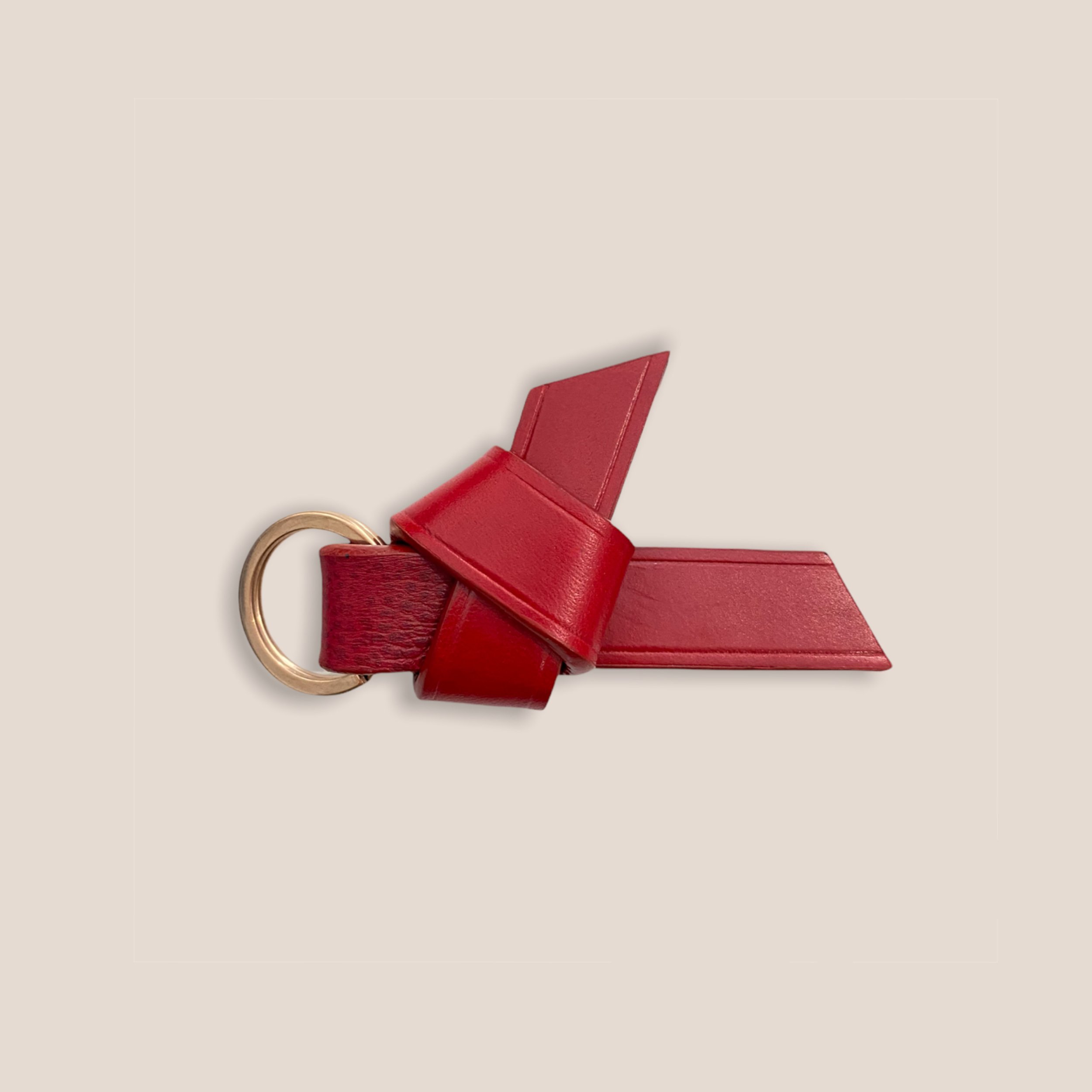 Personalised ORIGATA Keyring Red