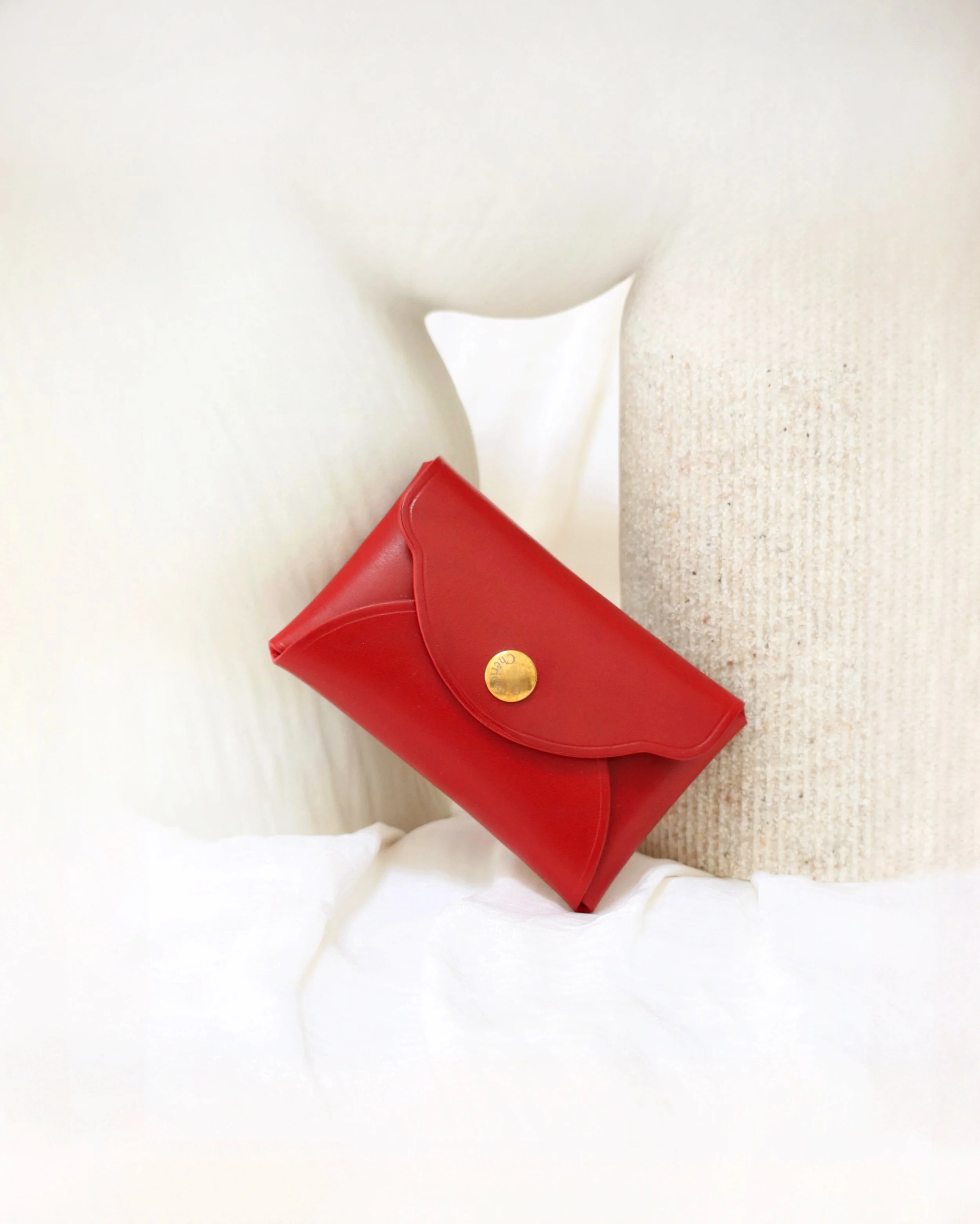 Personalised ORIGAMI Coin Purse RED