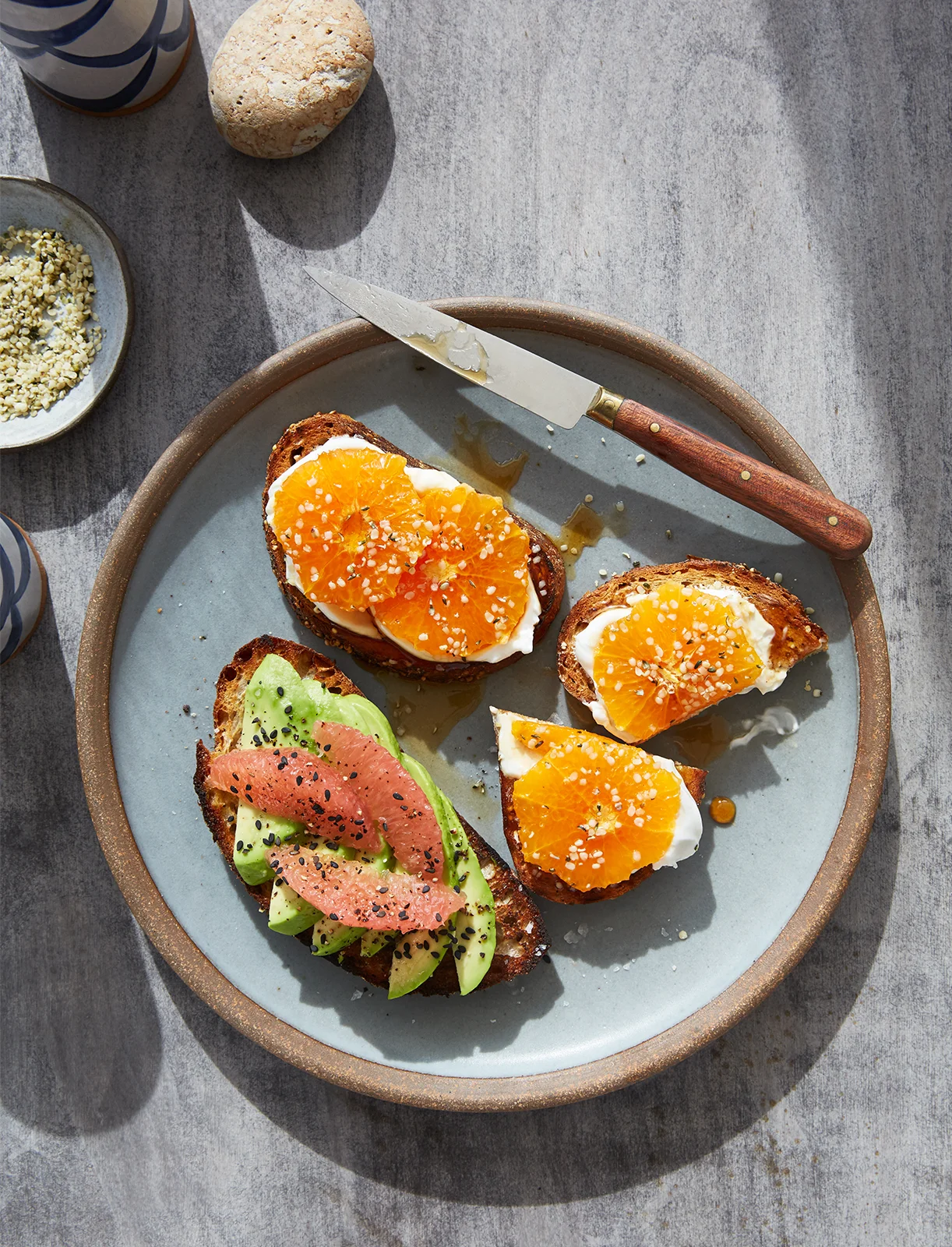 Breakfast Toast with Citrus and Avocado