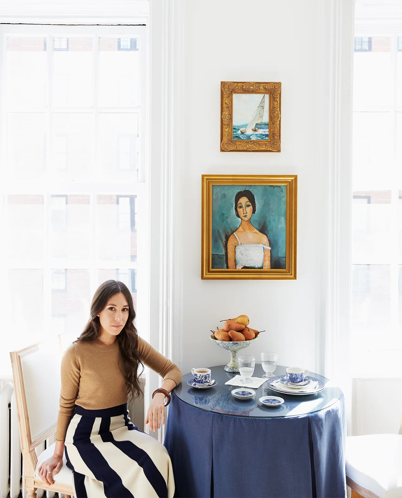 Woman at Breakfast table