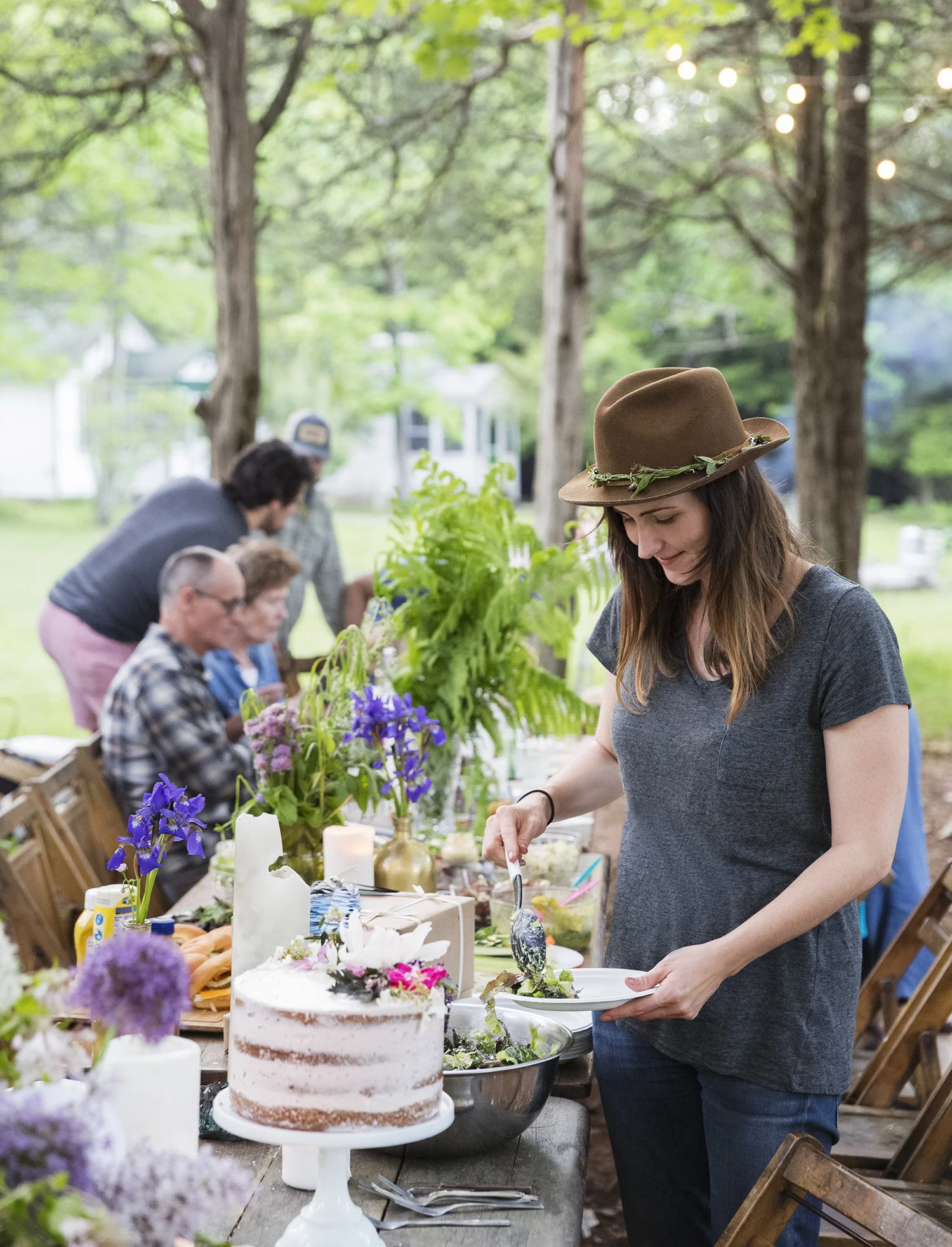 Outdoor birthday part
