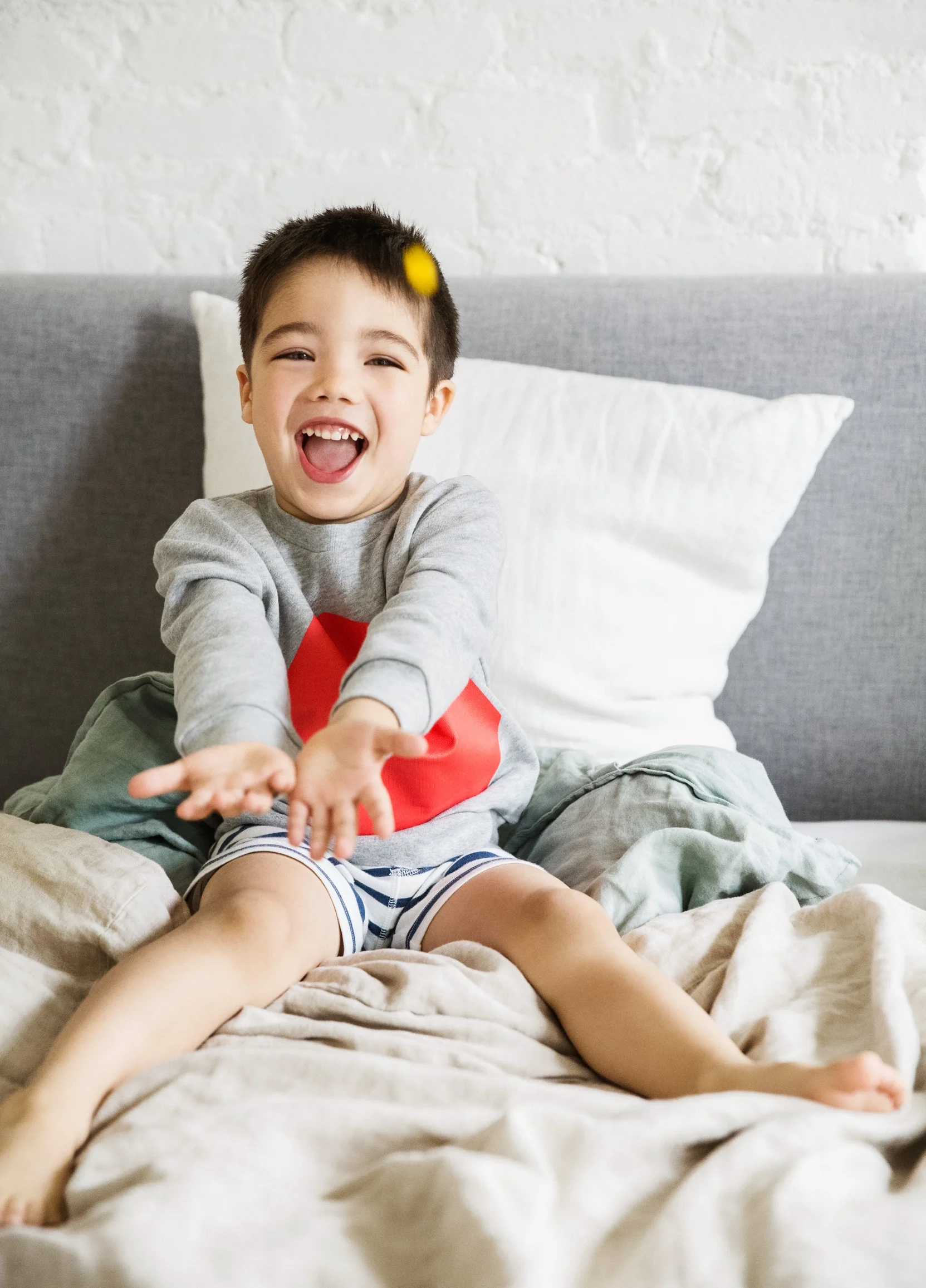 Little boy playing