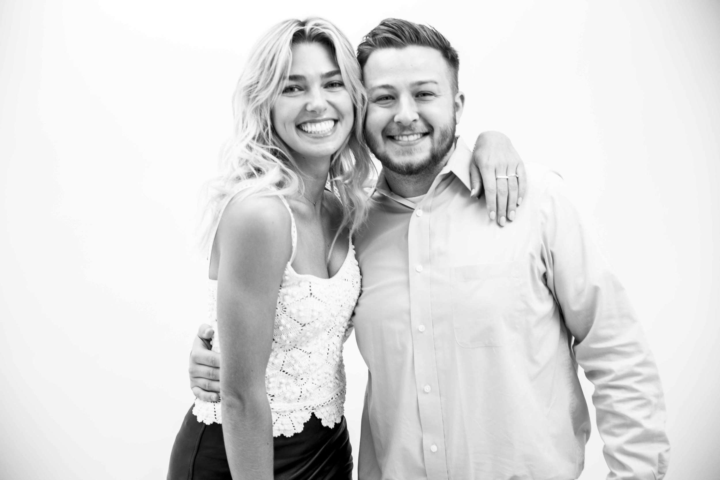 After a dance session, Ashley Hart and I pose for a picture during her SI Swimsuit casting at the Time Inc. building in Manhattan, N.Y. on June 13, 2016.