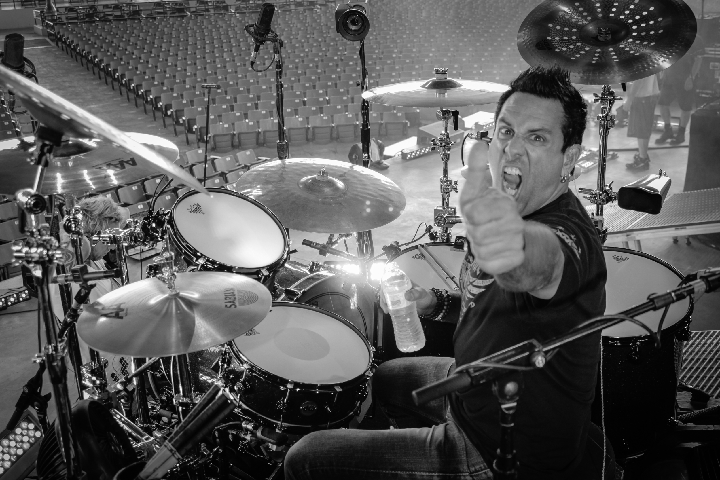 Photos of Jason Aldean's drummer, Rich Redmond