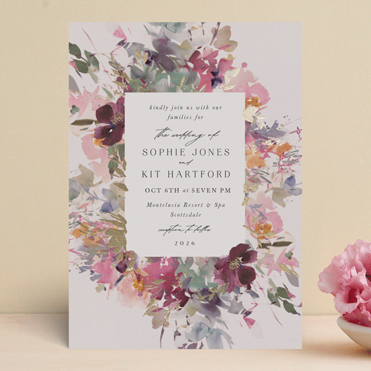 invitations for a black and white wedding theme — Lori Wemple
