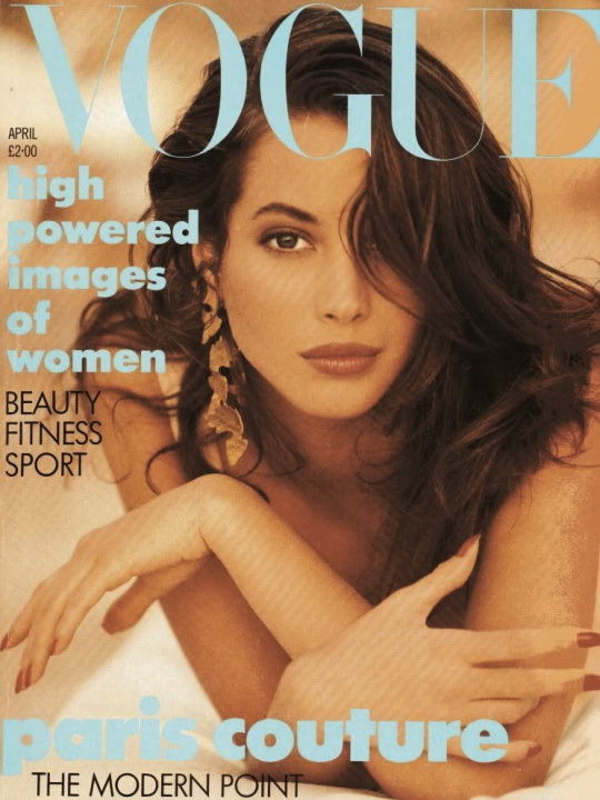 Vogue (UK) April 1989 | Christy Turlington